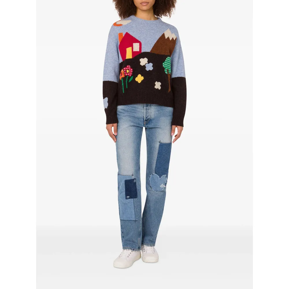 Moschino Landscape Print Sweater sold by Lord & Taylor product image thumbnail 3