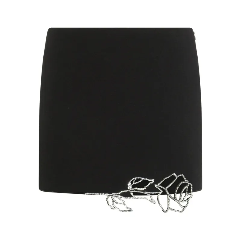 Blumarine Black Mini Skirt made by Blumarine