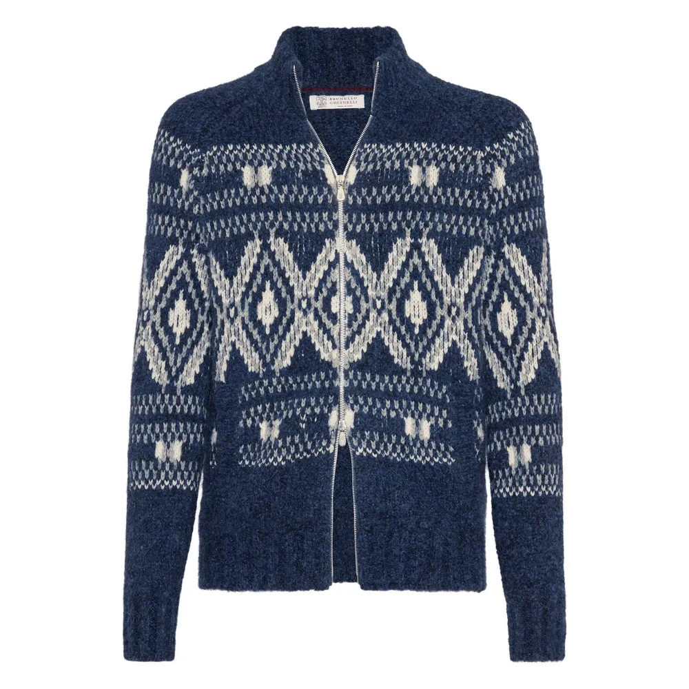 Brunello Cucinelli Navy Blue Sweater sold by Lord & Taylor