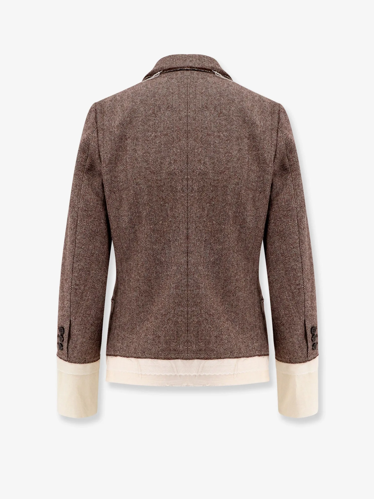 Wool Blend Blazer with Frayed Profiles sold by Lord & Taylor product image thumbnail 2