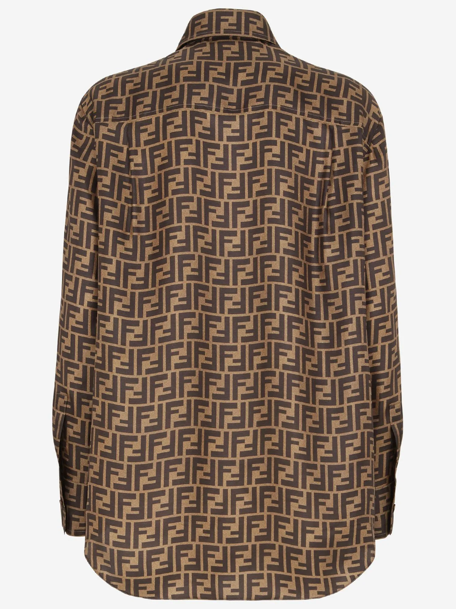 Silk Shirt with FF Motif sold by Lord & Taylor product image thumbnail 3