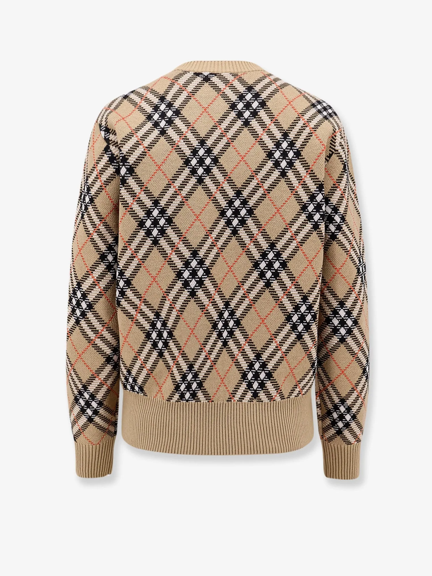 Wool Sweater with Burberry Check Motif sold by Lord & Taylor product image thumbnail 2