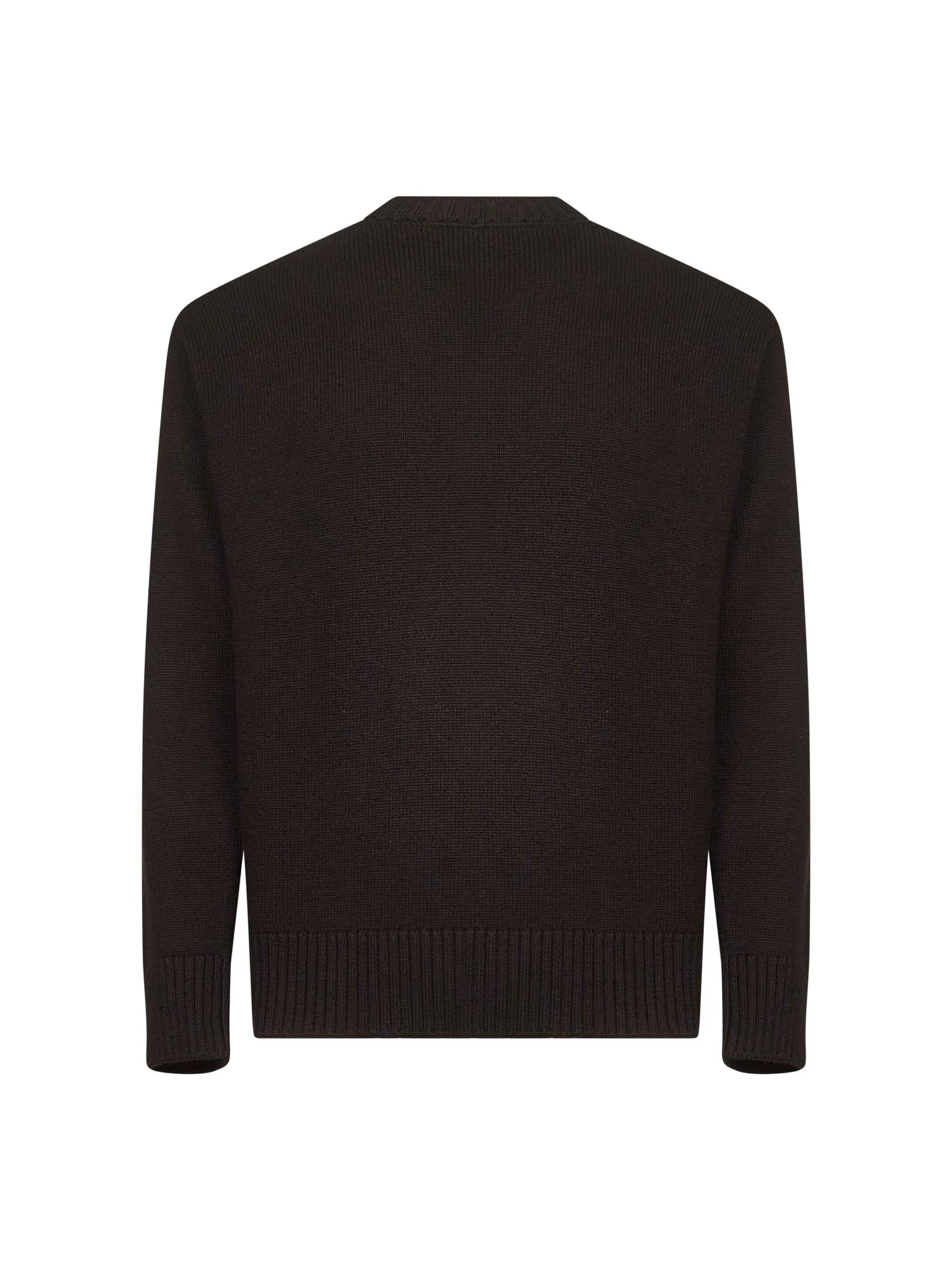 Brown Virgin Wool Relaxed-Fit Sweater sold by Lord & Taylor product image thumbnail 2