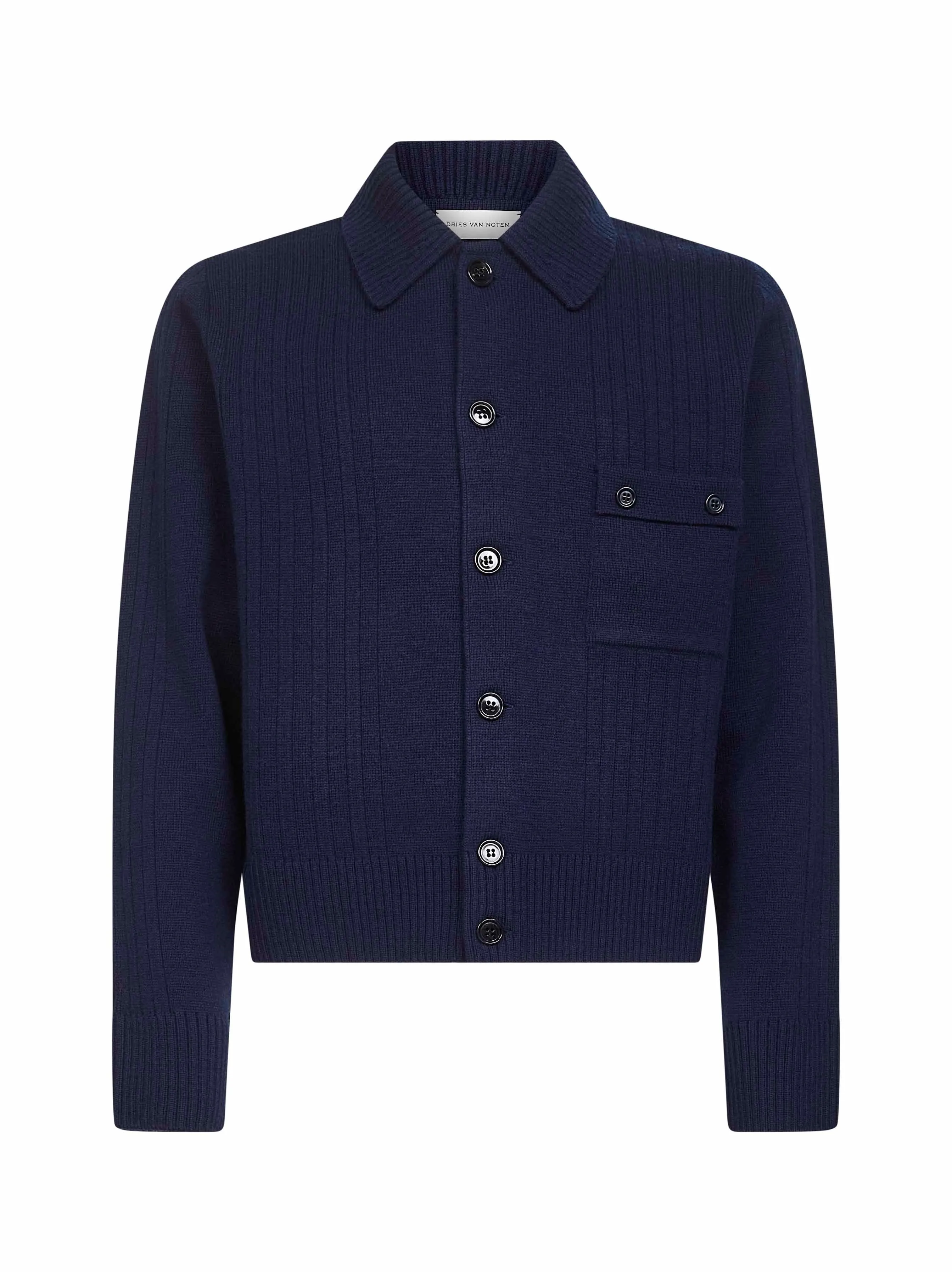 Blue Wool Knit Cardigan sold by Lord & Taylor