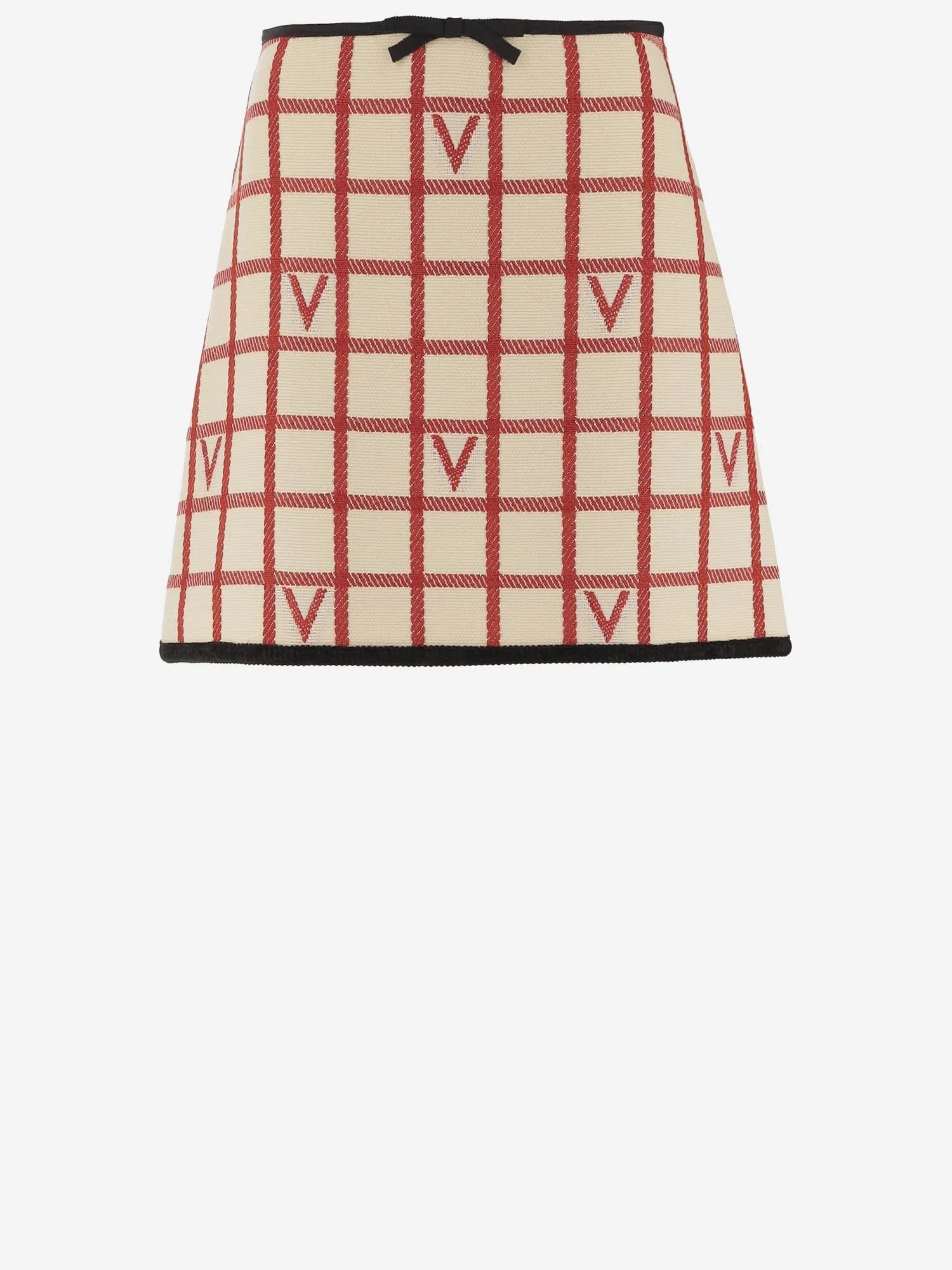 Wool Blend Vlogo Skirt with Plaid Pattern sold by Lord & Taylor product image thumbnail 2