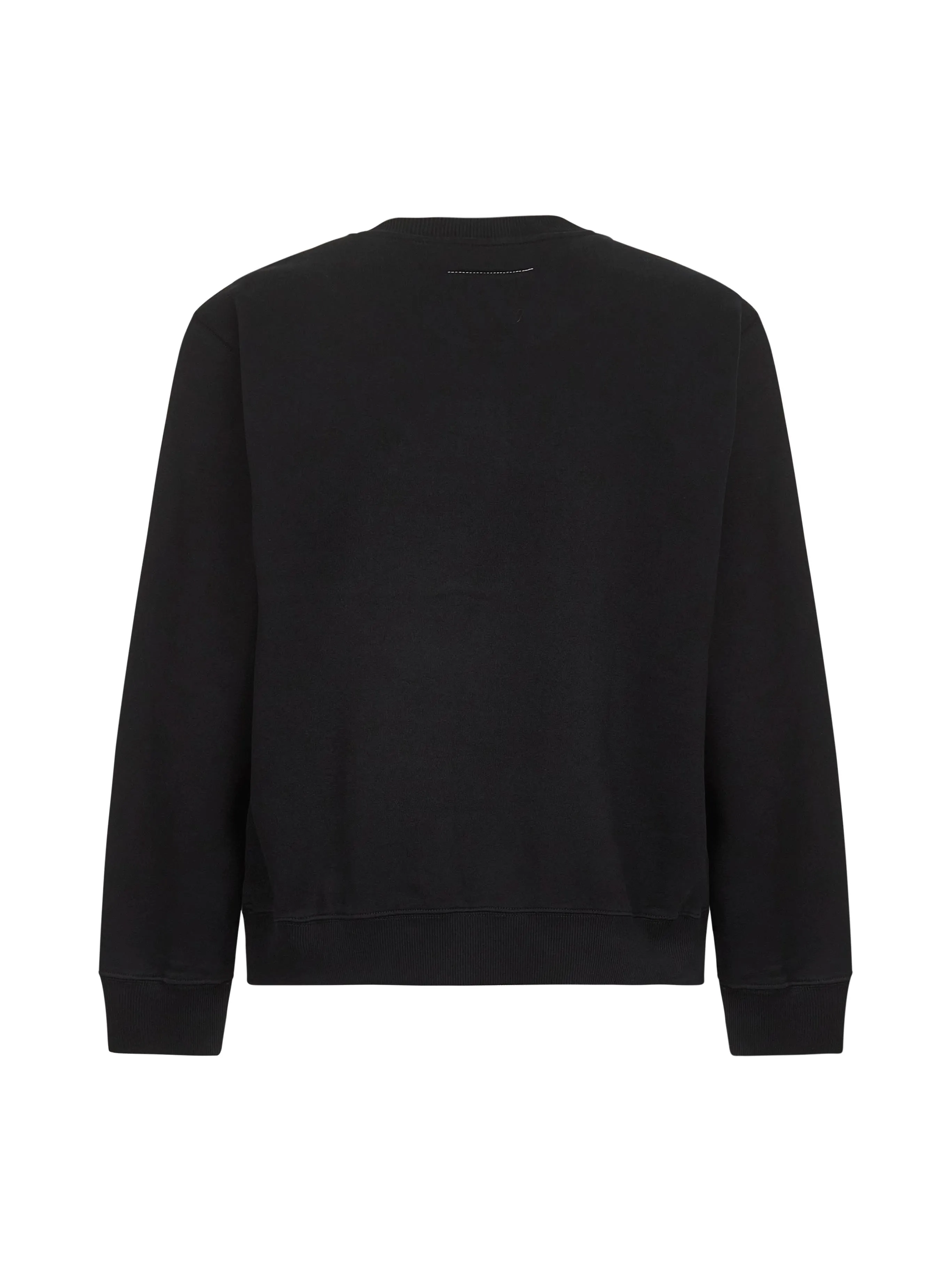 Black Cotton MM6 Numeric Signature Sweatshirt sold by Lord & Taylor product image thumbnail 2