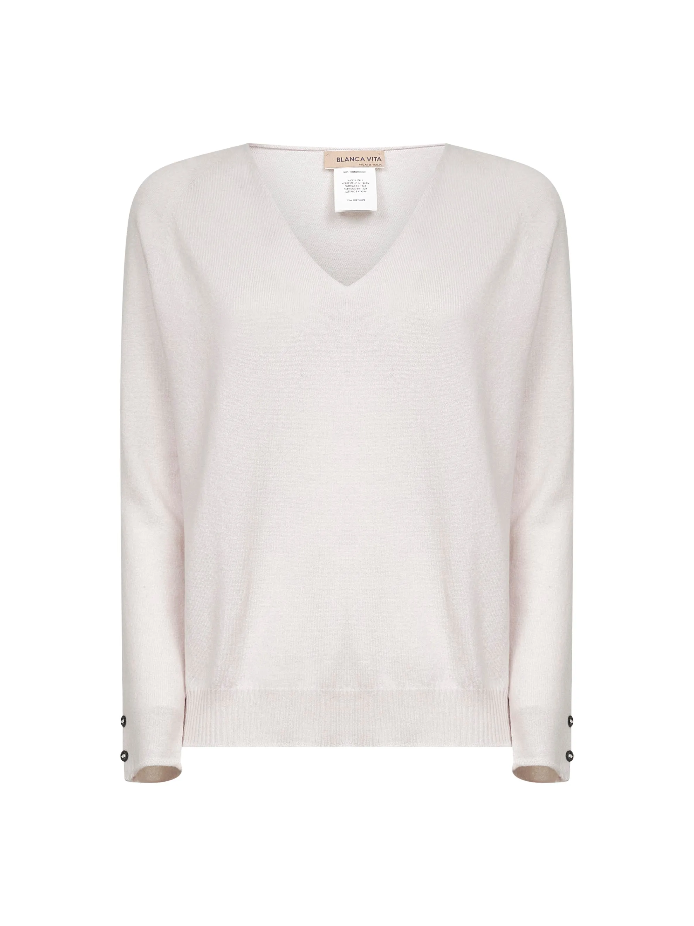 Grey Knit V-Neck Sweater sold by Lord & Taylor