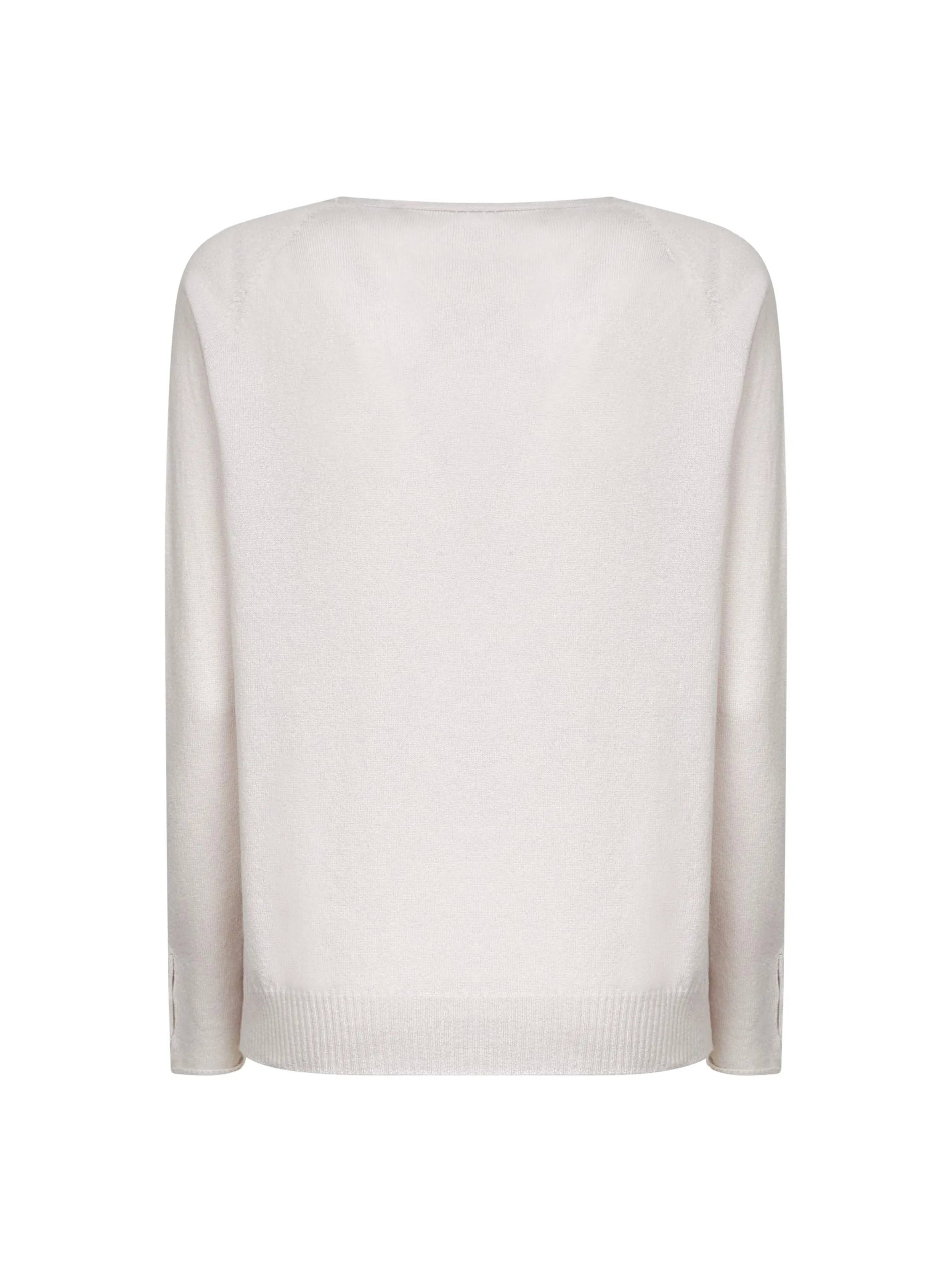 Grey Knit V-Neck Sweater sold by Lord & Taylor product image thumbnail 2