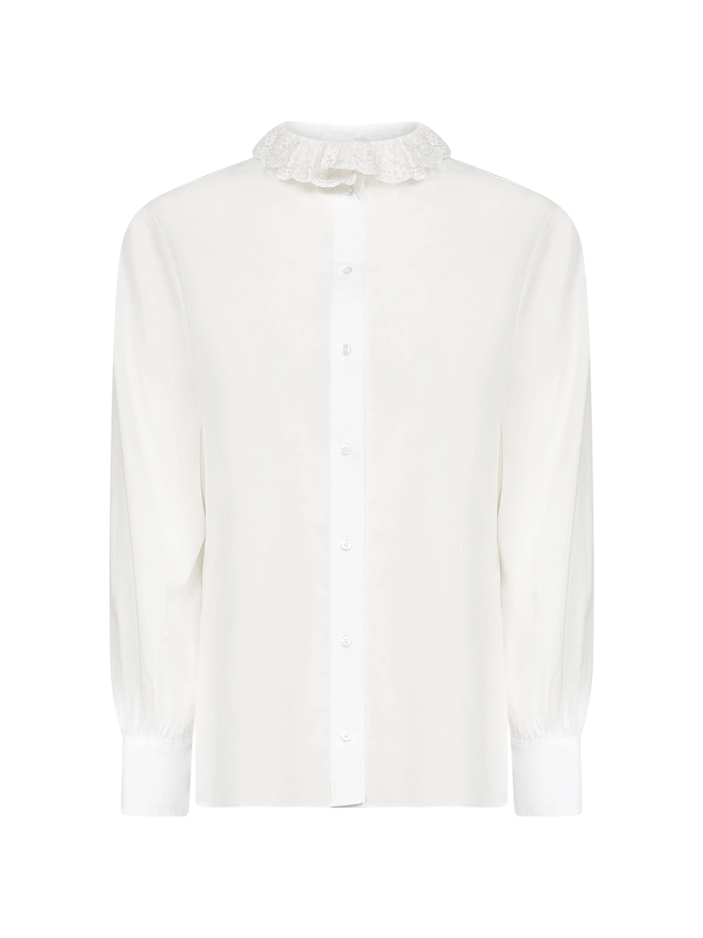 White Cotton Poplin Shirt sold by Lord & Taylor