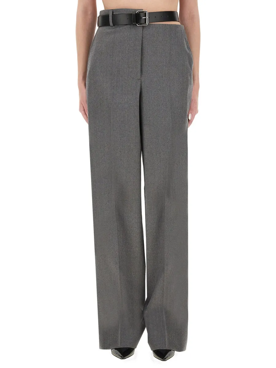 GREY WOOL BLEND TROUSERS sold by Lord & Taylor