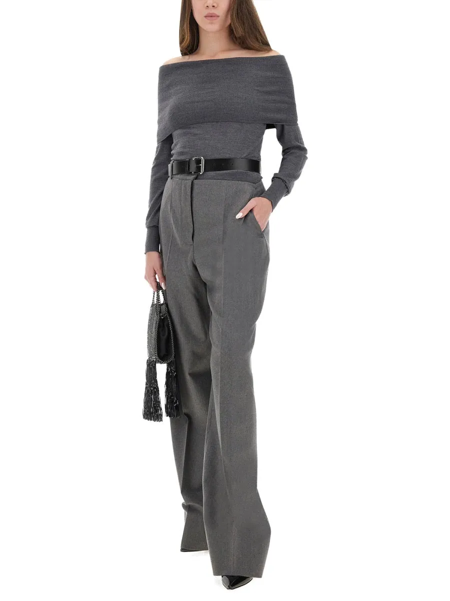 GREY WOOL BLEND TROUSERS sold by Lord & Taylor product image thumbnail 3