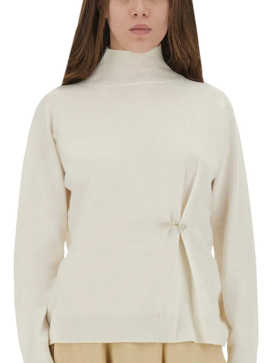WHITE VIRGIN WOOL SILK TOPS sold by Lord & Taylor product image thumbnail 2