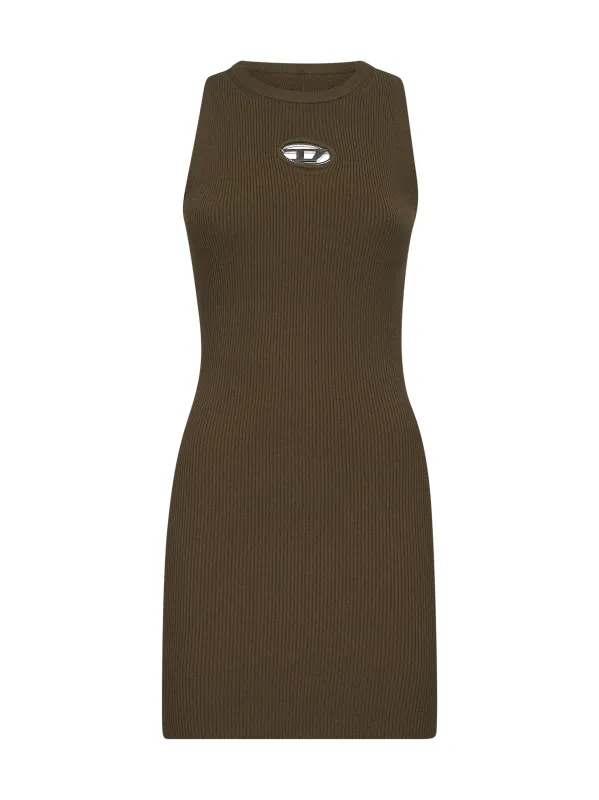 Green Ribbed Viscose M-Caddix Minidress sold by Lord & Taylor