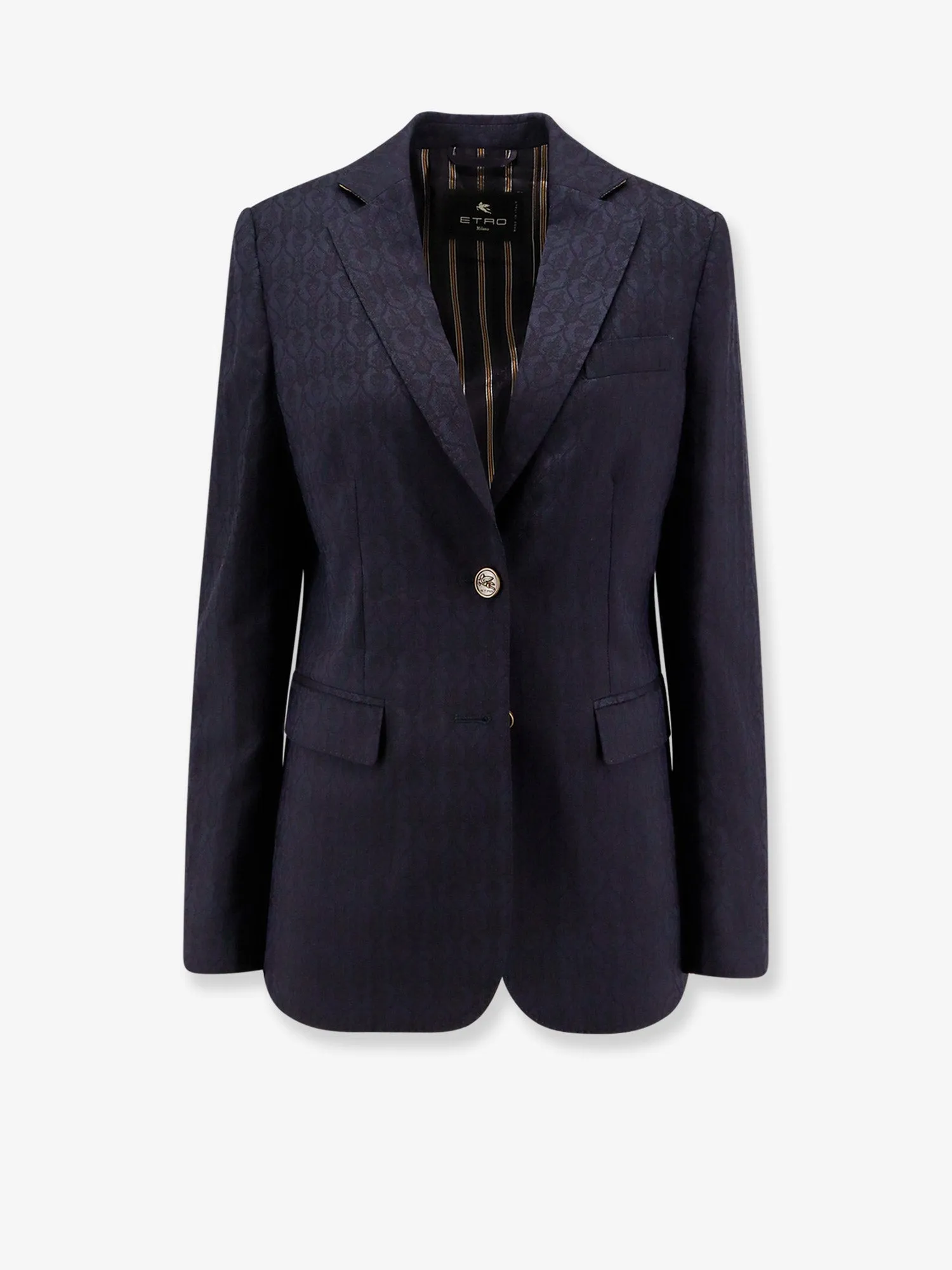Single-Breasted Wool Blazer with Iconic Pattern sold by Lord & Taylor