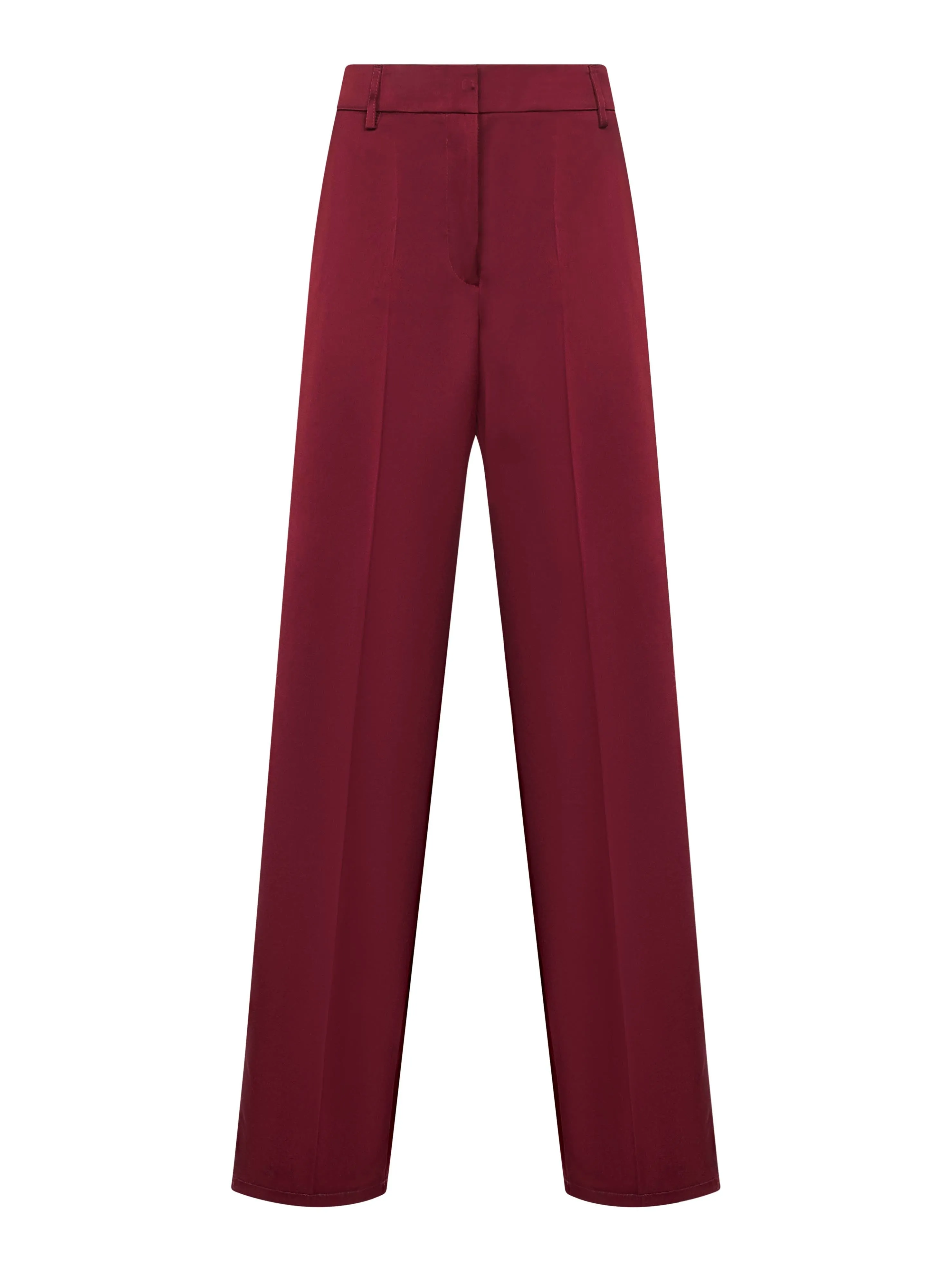 Burgundy Satin Palazzo Trousers sold by Lord & Taylor