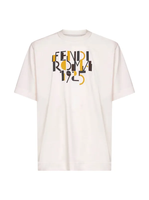 Ivory Fendi Roma 1925 Printed T-Shirt sold by Lord & Taylor