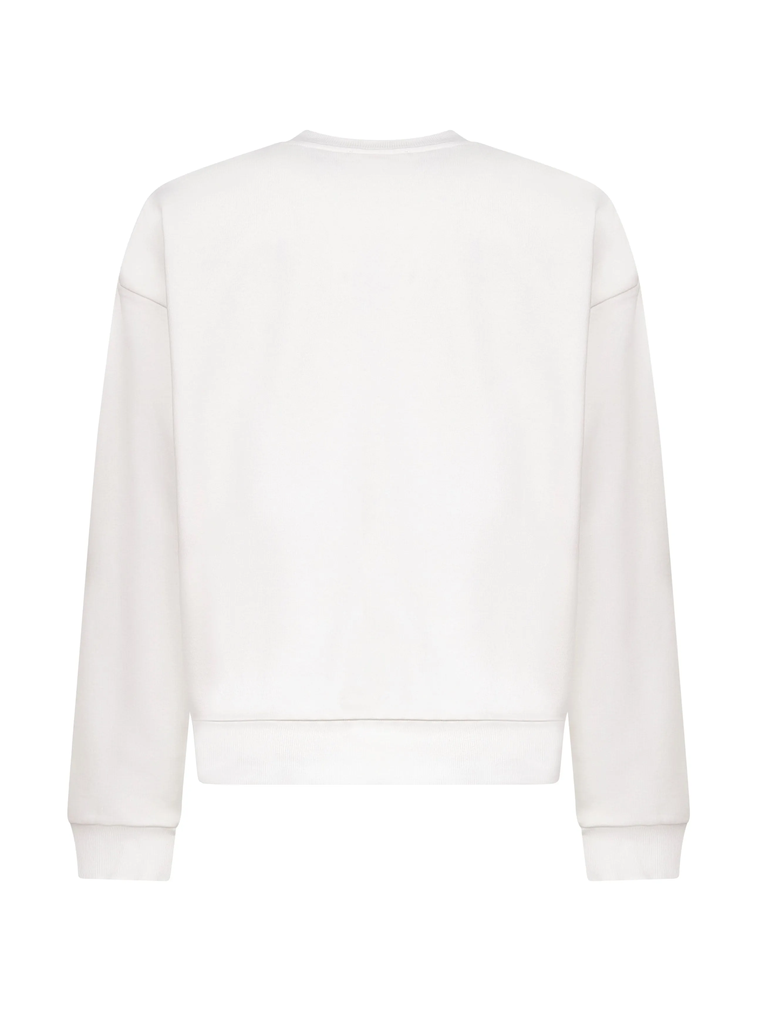 Marni Label Sweatshirt in White Cotton sold by Lord & Taylor product image thumbnail 4