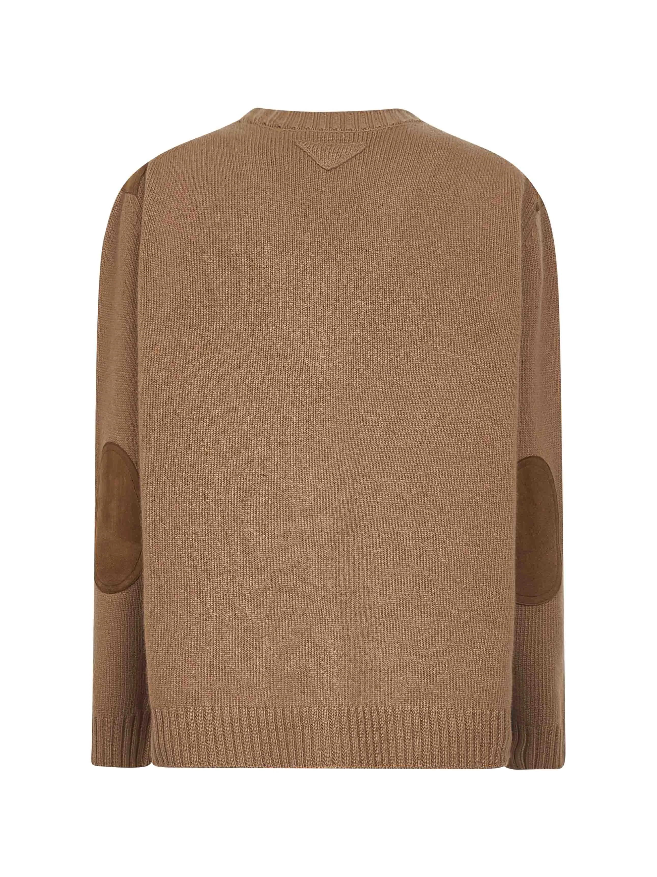 Camel Wool Blend and Suede Sweater sold by Lord & Taylor product image thumbnail 2