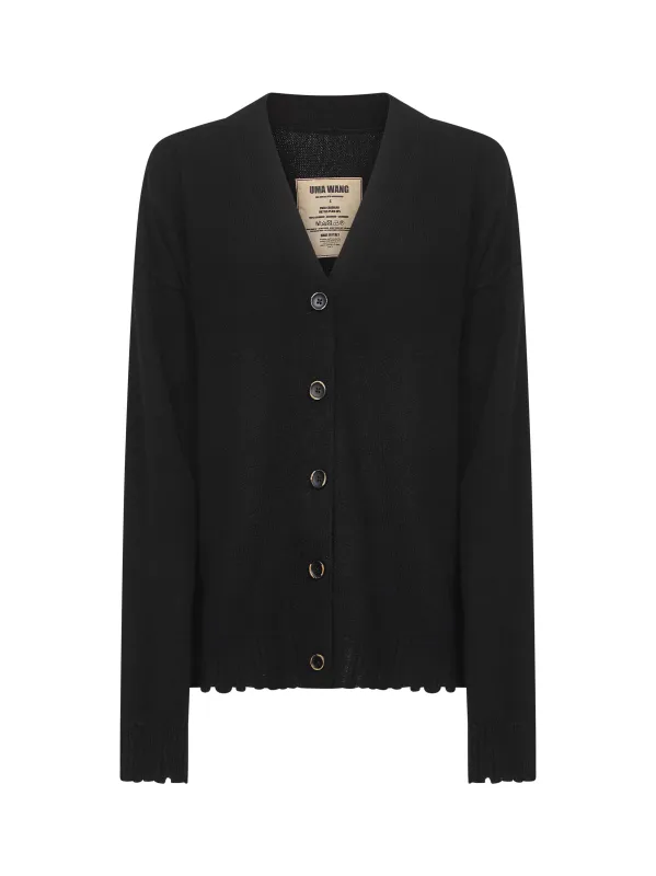 Black Cashmere Knit Over Cardigan sold by Lord & Taylor