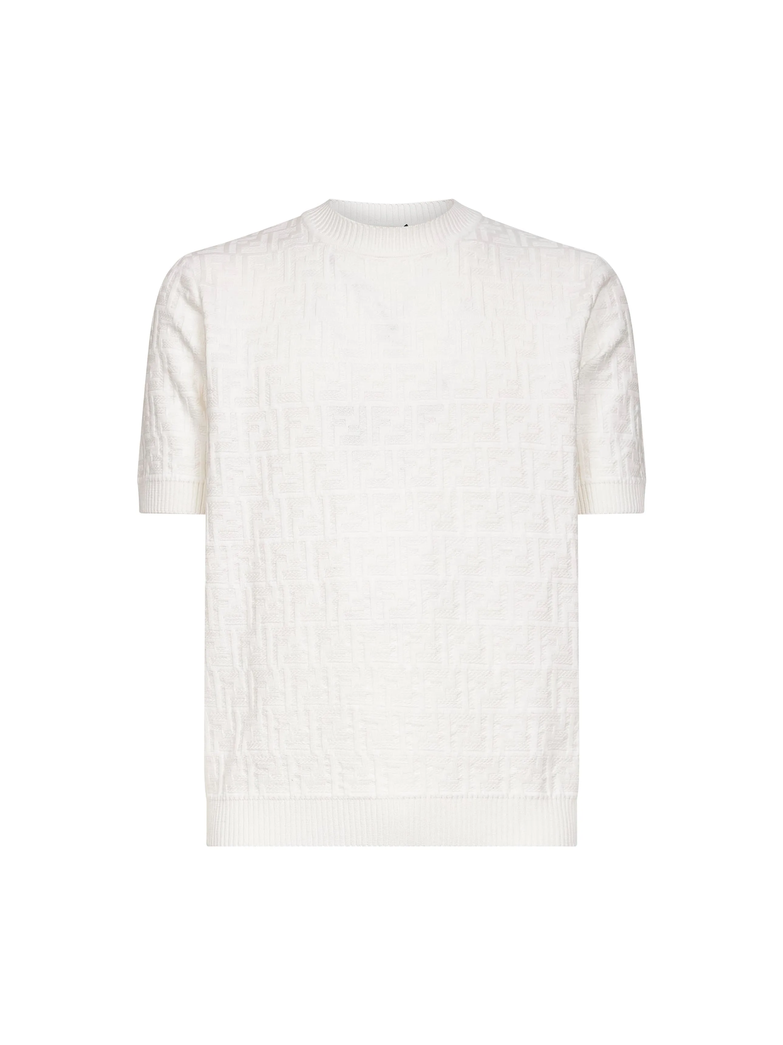 White FF Cotton Jumper sold by Lord & Taylor product image thumbnail 3