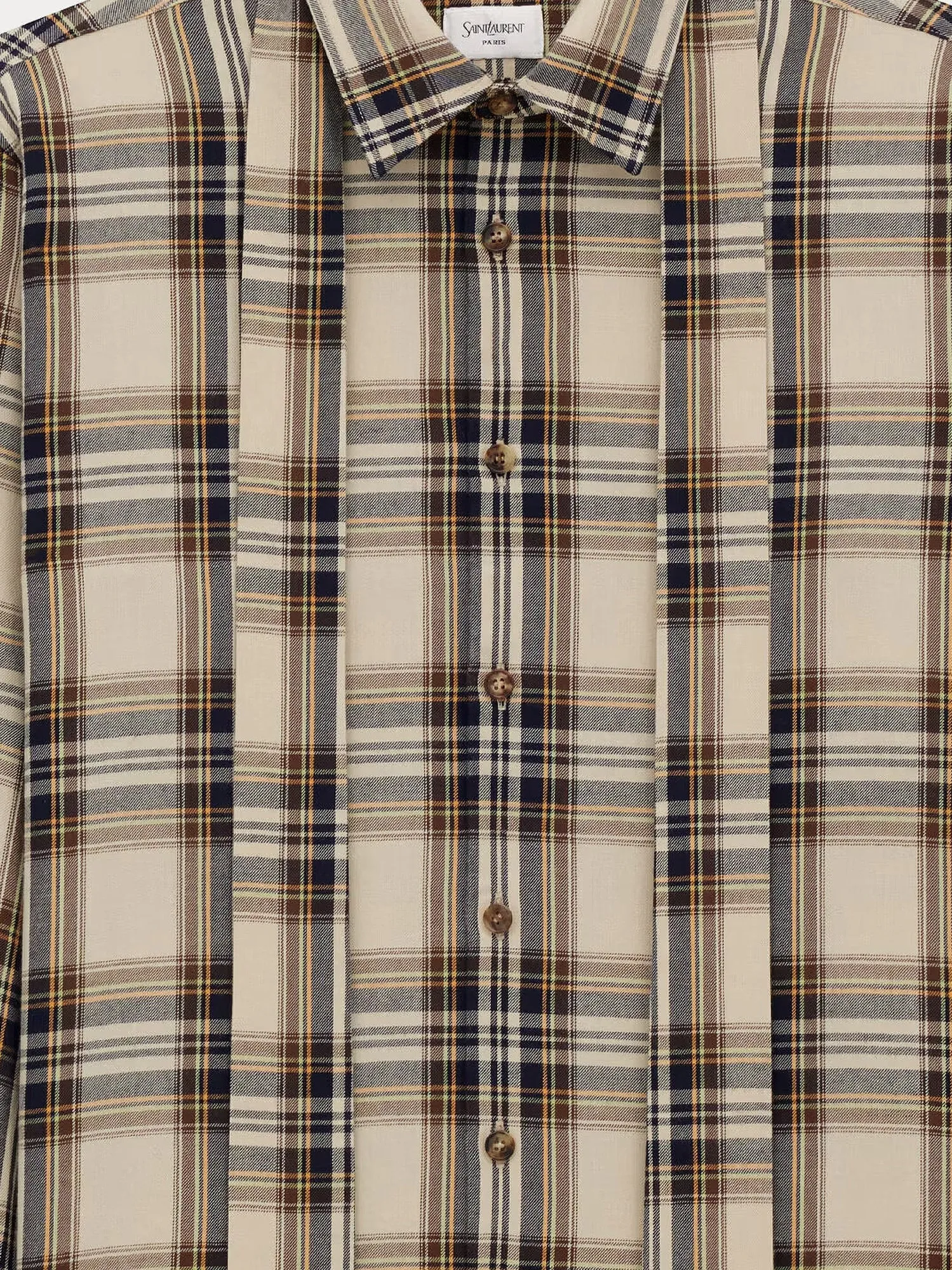 Cotton Tartan Lavallière Shirt sold by Lord & Taylor product image thumbnail 3