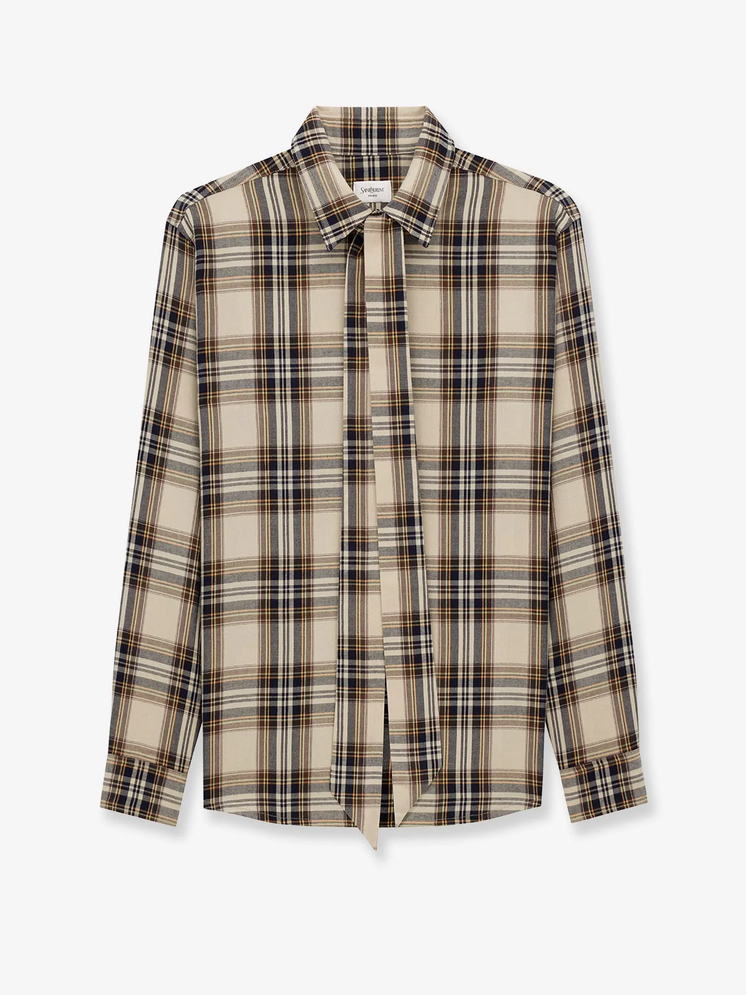 Cotton Tartan Lavallière Shirt sold by Lord & Taylor