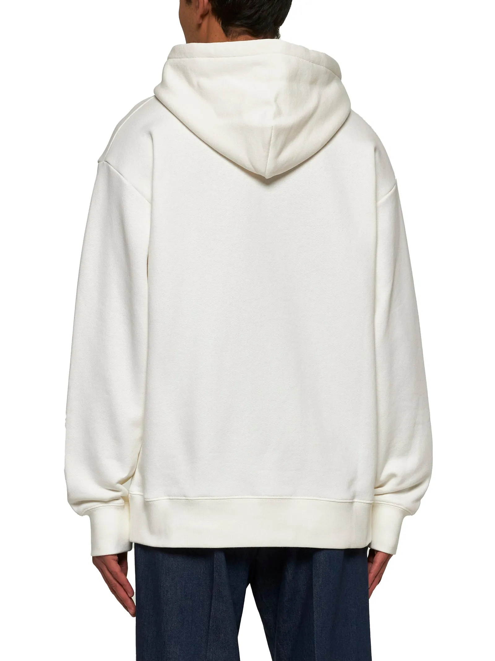 White Chez Valentino Print Hoodie sold by Lord & Taylor product image thumbnail 3