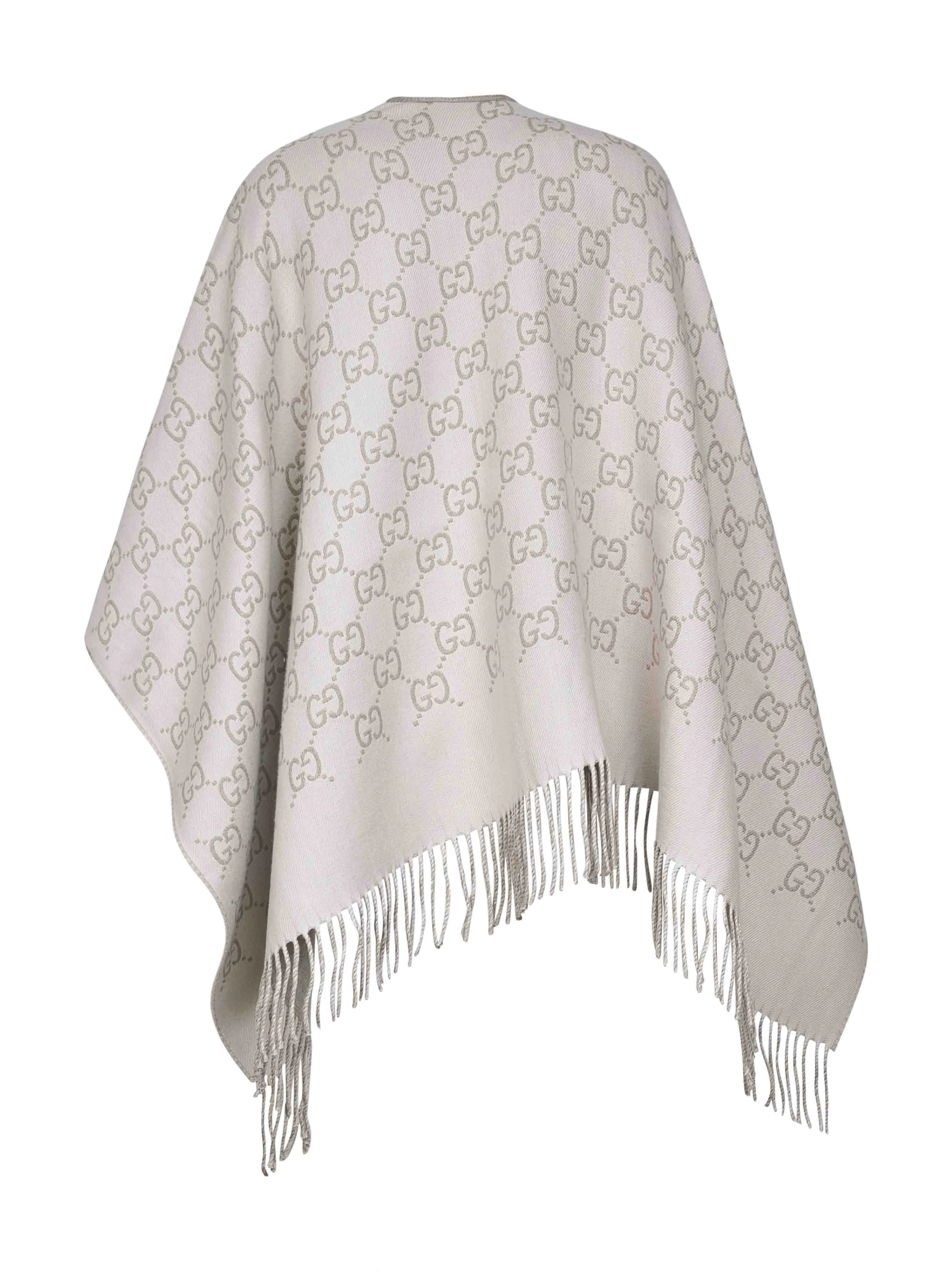 Off-White GG Wool Jacquard Cape sold by Lord & Taylor product image thumbnail 2