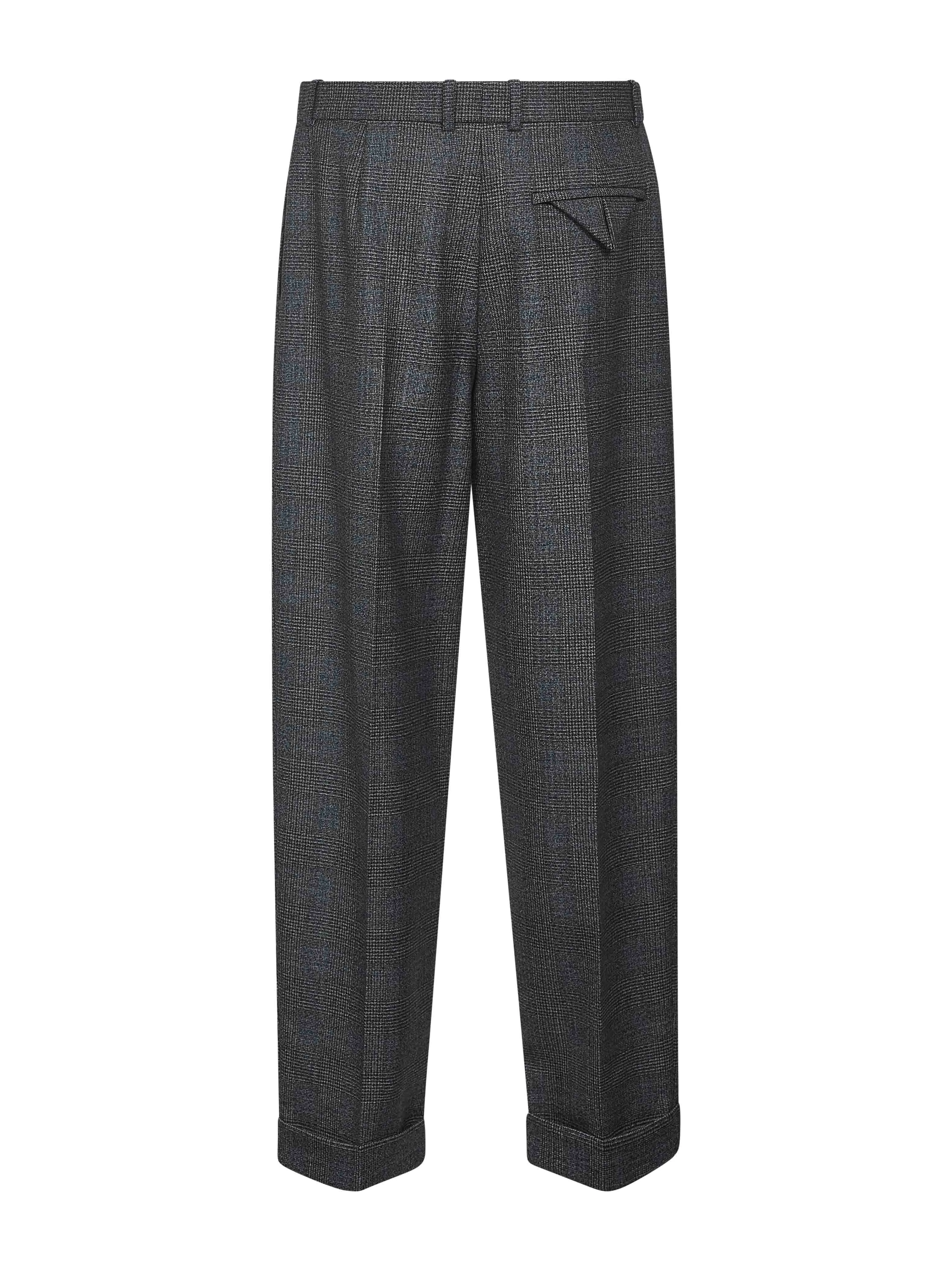 Grey Prince of Wales Wool Trousers sold by Lord & Taylor product image thumbnail 2