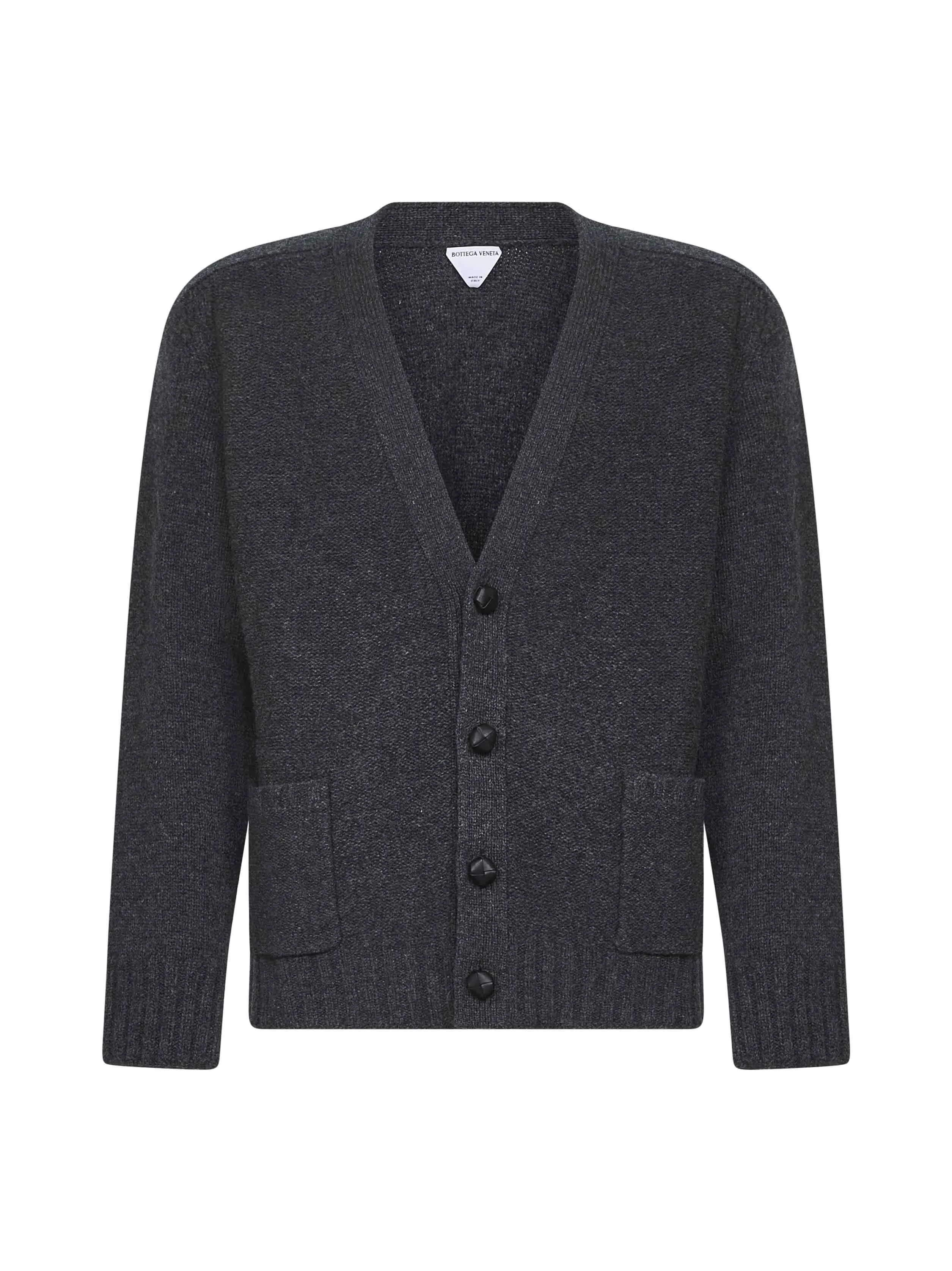 Grey Fine Merino Wool Cardigan sold by Lord & Taylor