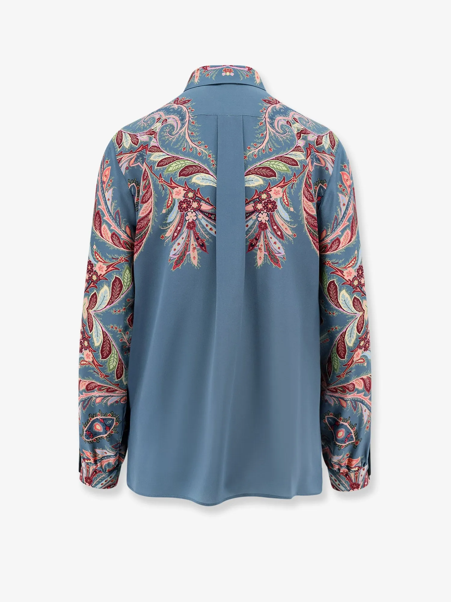 Paisley Print Silk Shirt sold by Lord & Taylor product image thumbnail 4