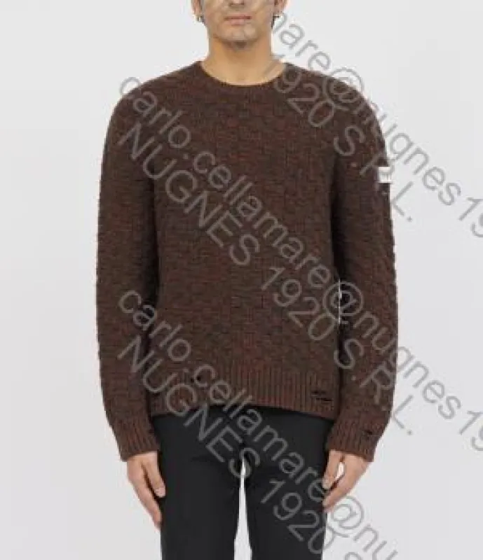 Wool Blend Sweater with Distressed Effect sold by Lord & Taylor