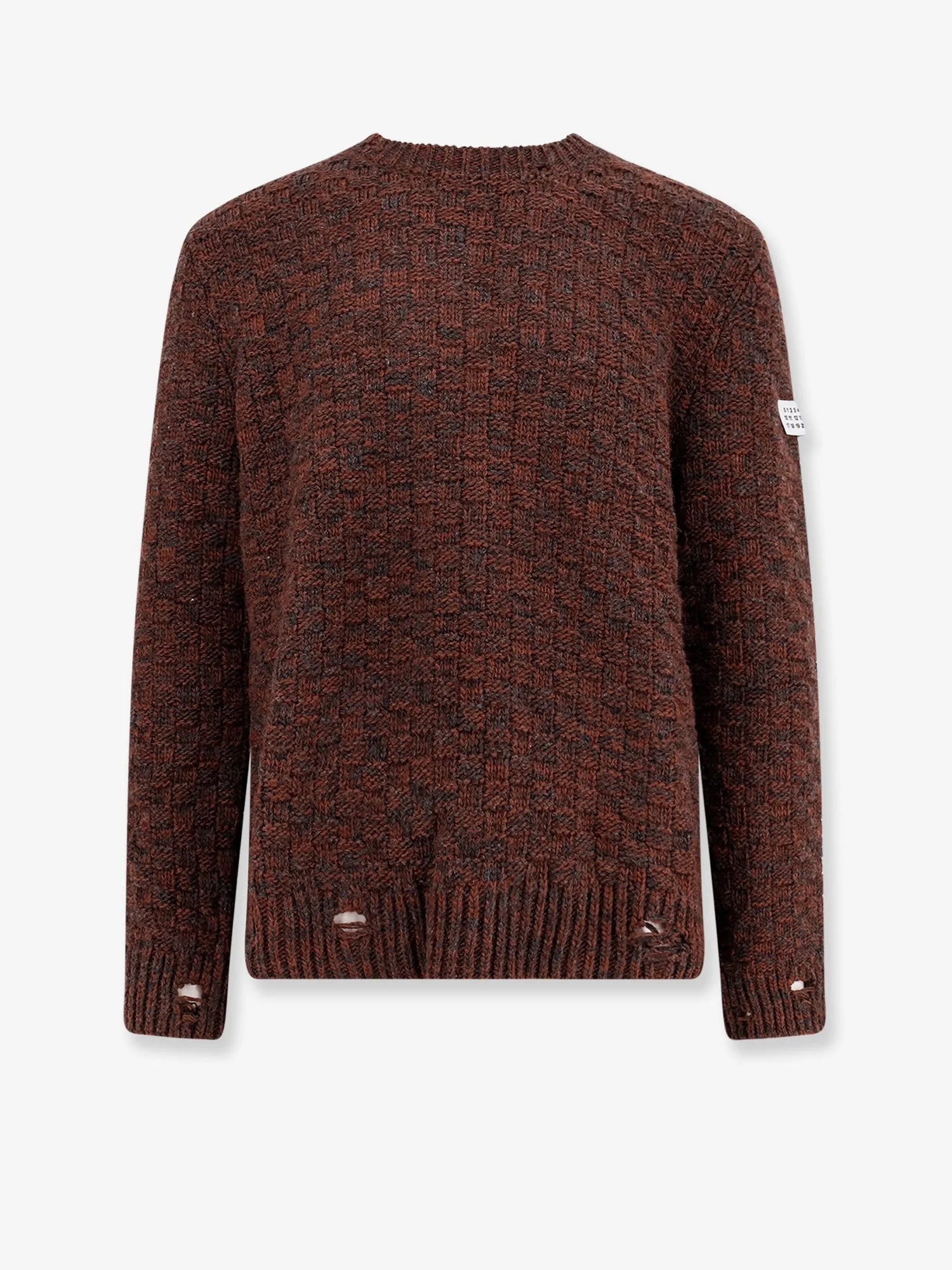 Wool Blend Sweater with Distressed Effect sold by Lord & Taylor product image thumbnail 2