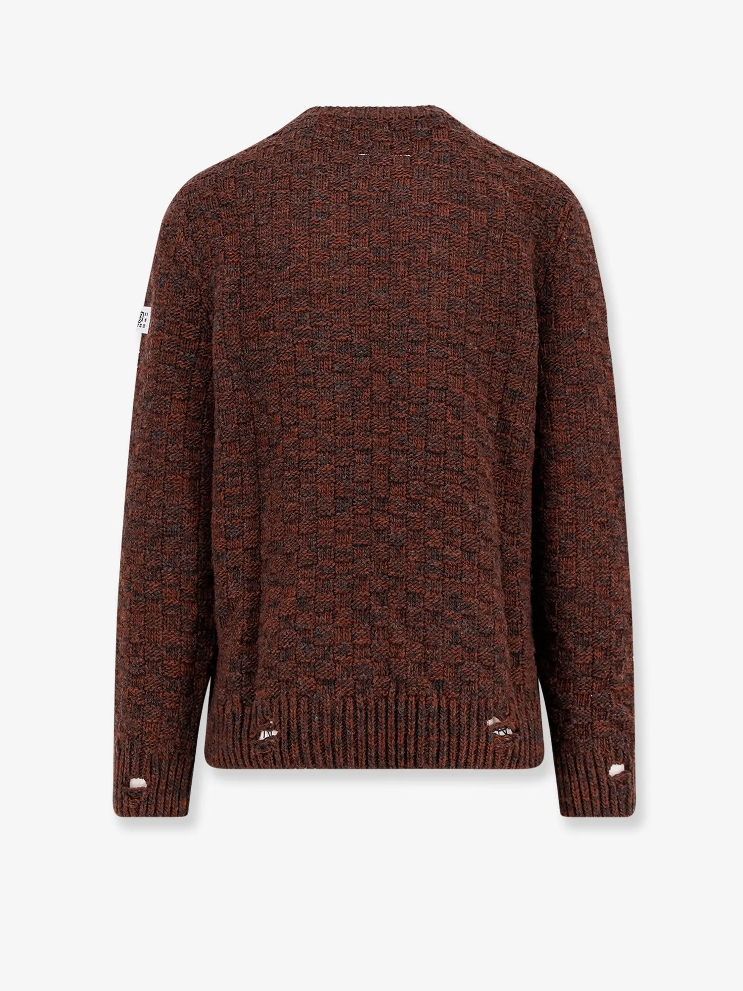 Wool Blend Sweater with Distressed Effect sold by Lord & Taylor product image thumbnail 3