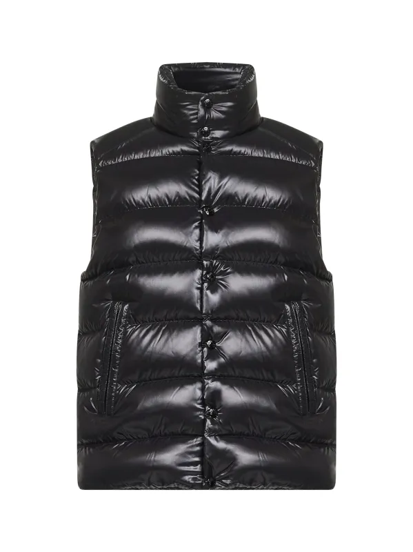 Black Tibb Padded Vest sold by Lord & Taylor