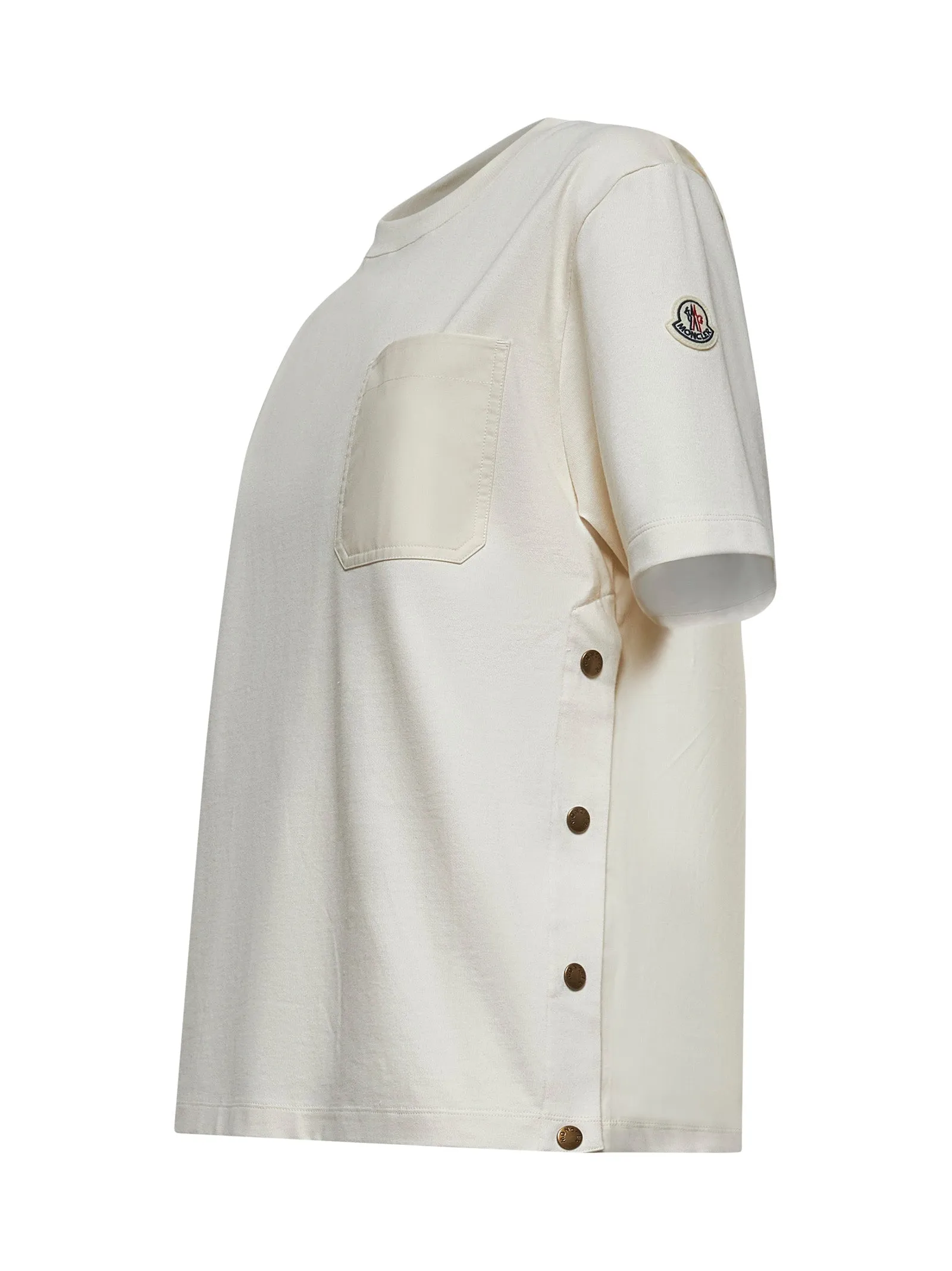 Ivory Cotton Pocket T-Shirt sold by Lord & Taylor product image thumbnail 3
