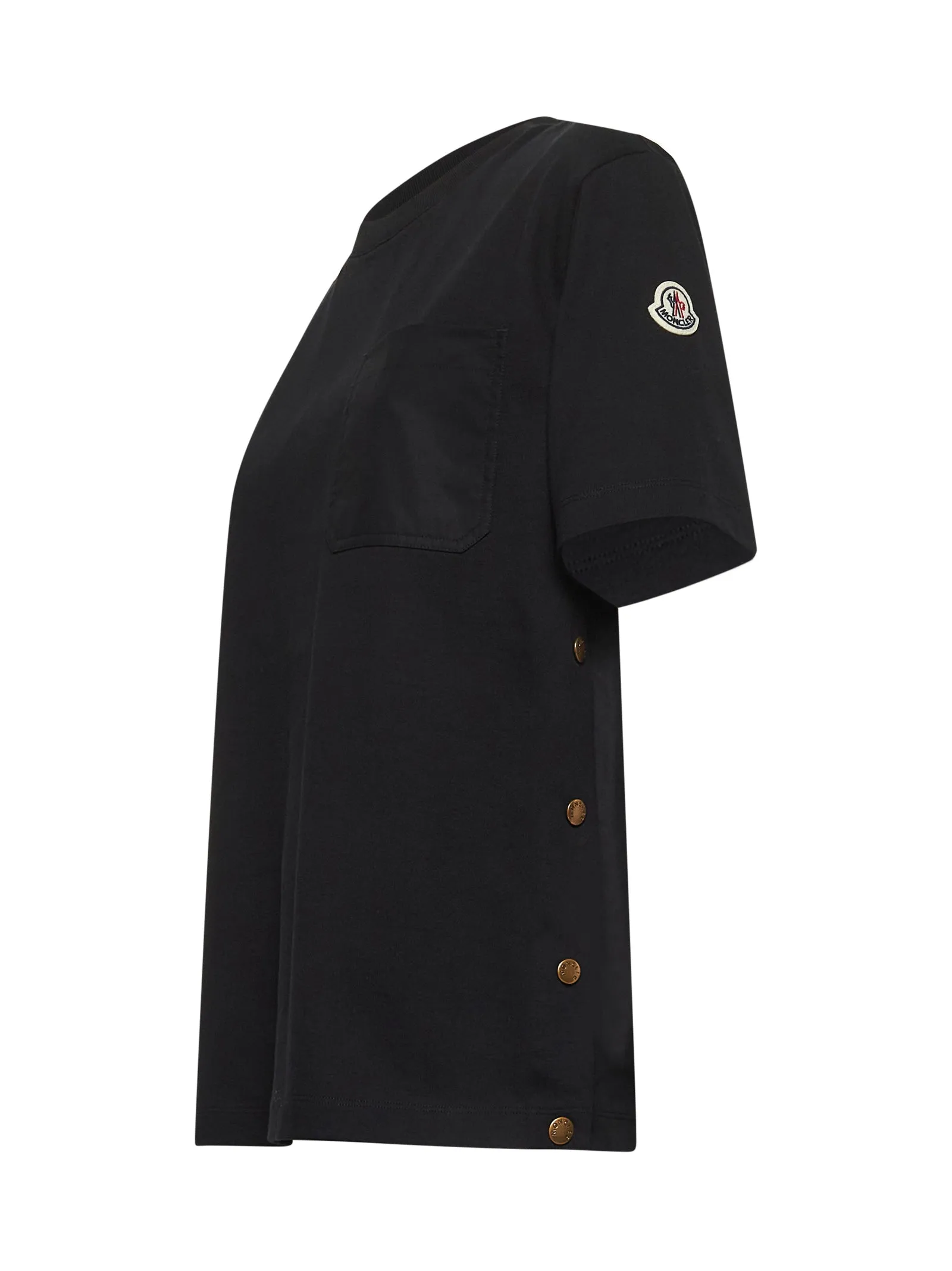 Black Cotton Pocket T-Shirt sold by Lord & Taylor product image thumbnail 3