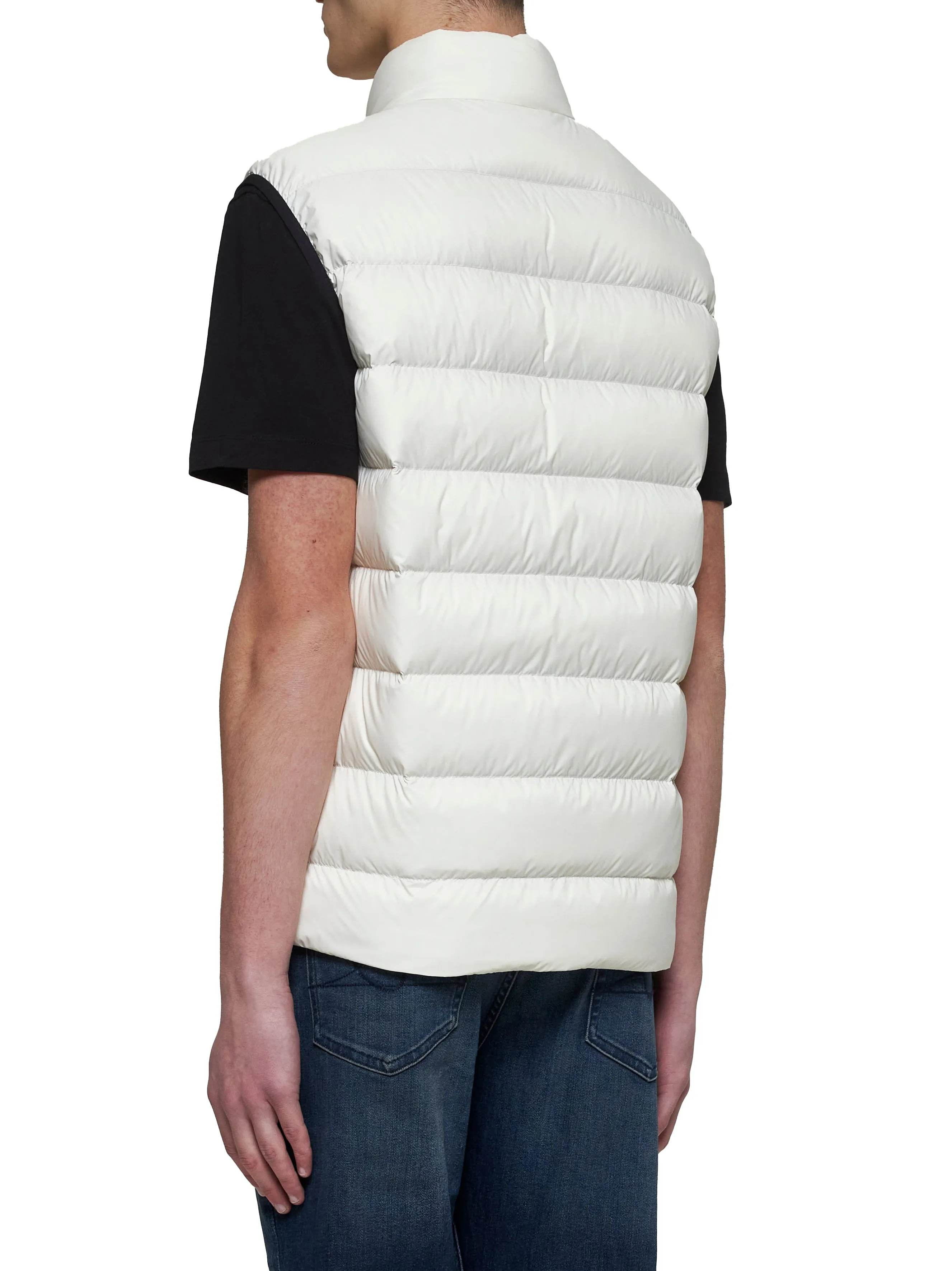 Ivory Plaret Down Gilet sold by Lord & Taylor product image thumbnail 3