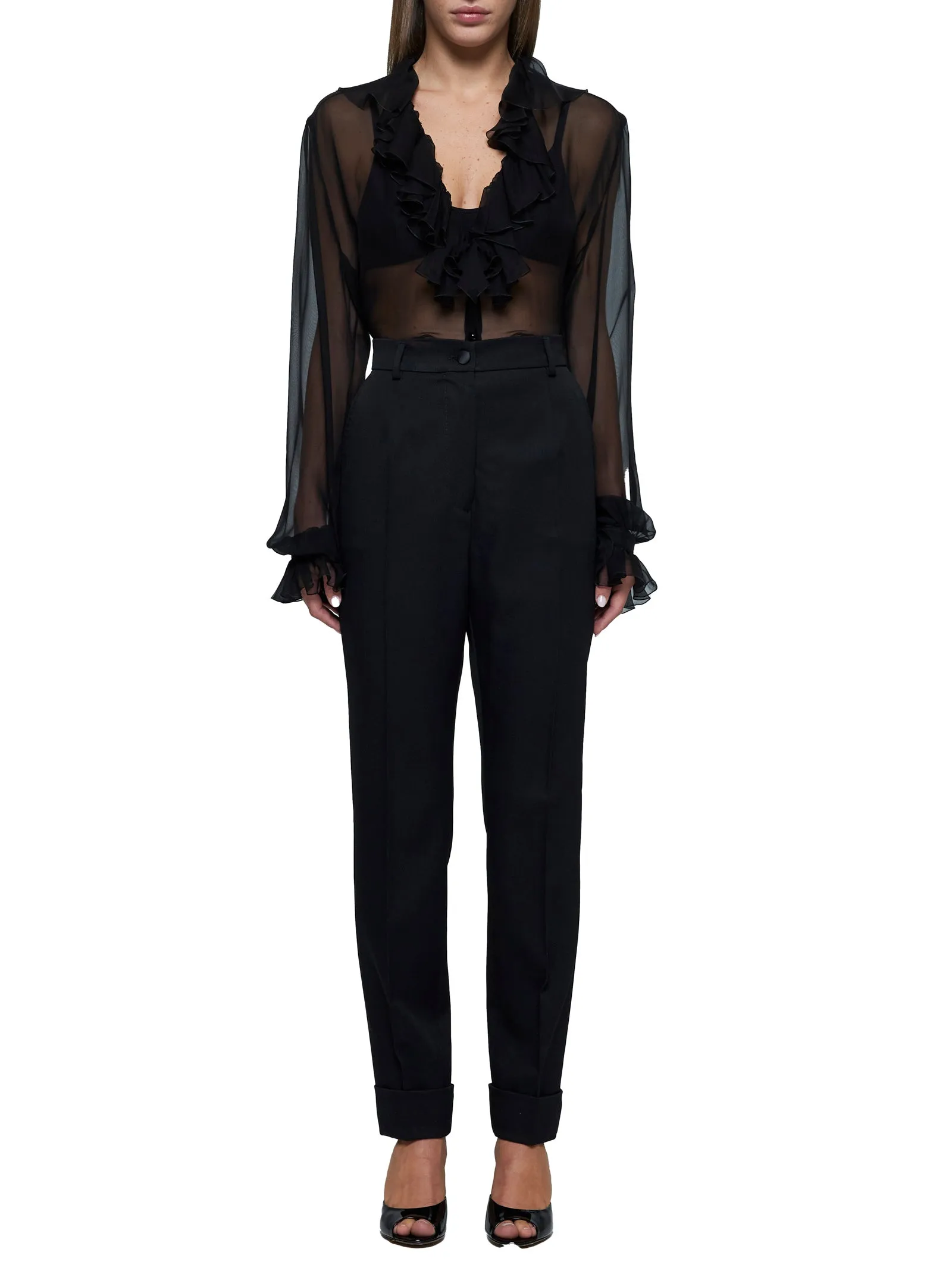 Dolce & Gabbana Slim-Fit Wool Trousers sold by Lord & Taylor product image thumbnail 2