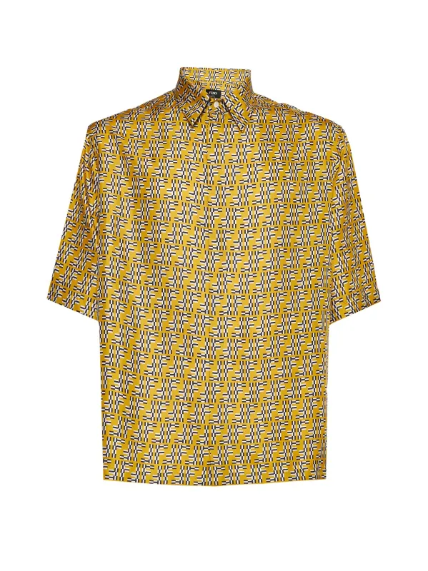 Fendi FF Labyrinth Silk Shirt sold by Lord & Taylor