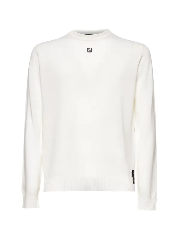 White Virgin Wool Sweater sold by Lord & Taylor