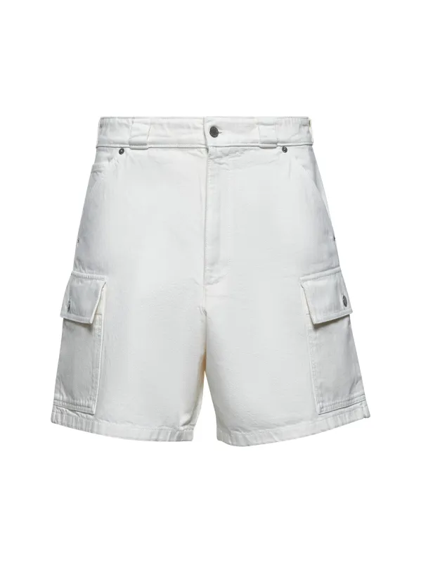 White Denim Cargo Bermuda Shorts sold by Lord & Taylor