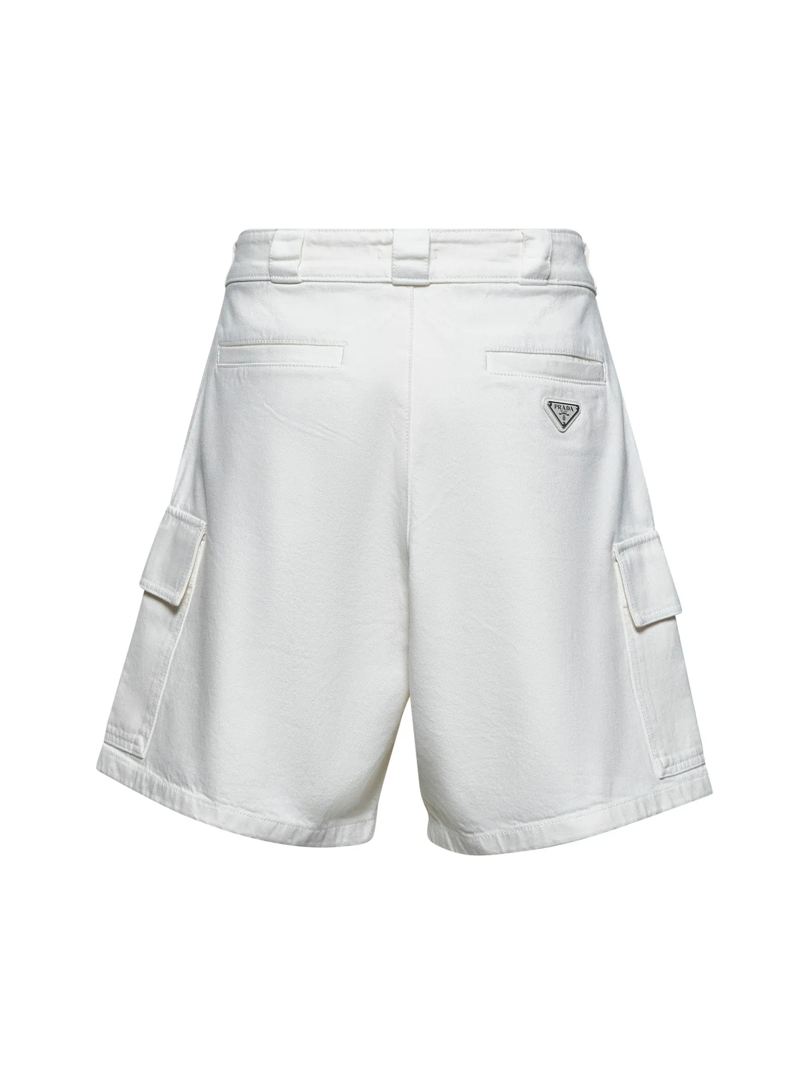White Denim Cargo Bermuda Shorts sold by Lord & Taylor product image thumbnail 2