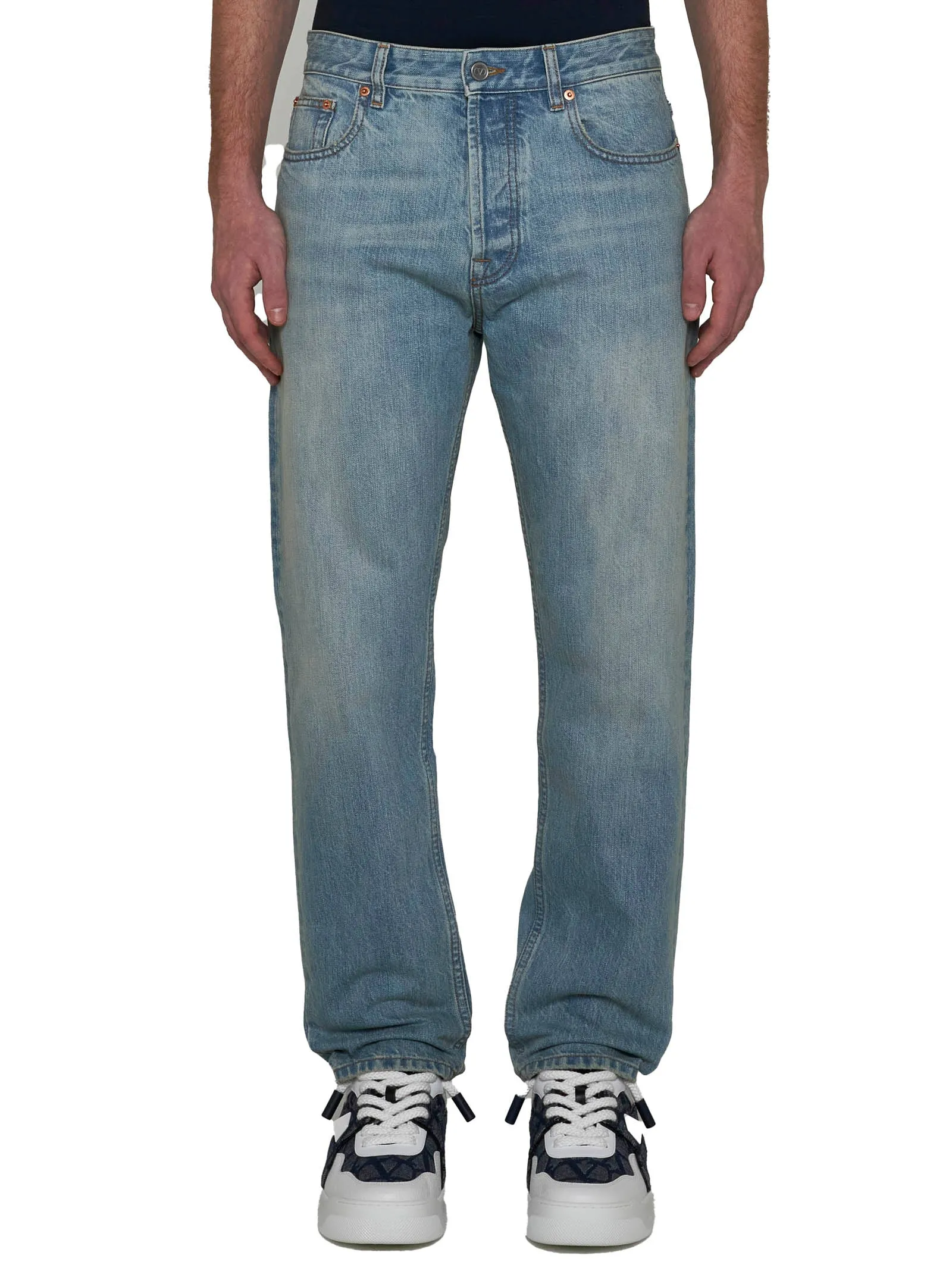 Valentino Straight-Leg Jeans sold by Lord & Taylor product image thumbnail 3