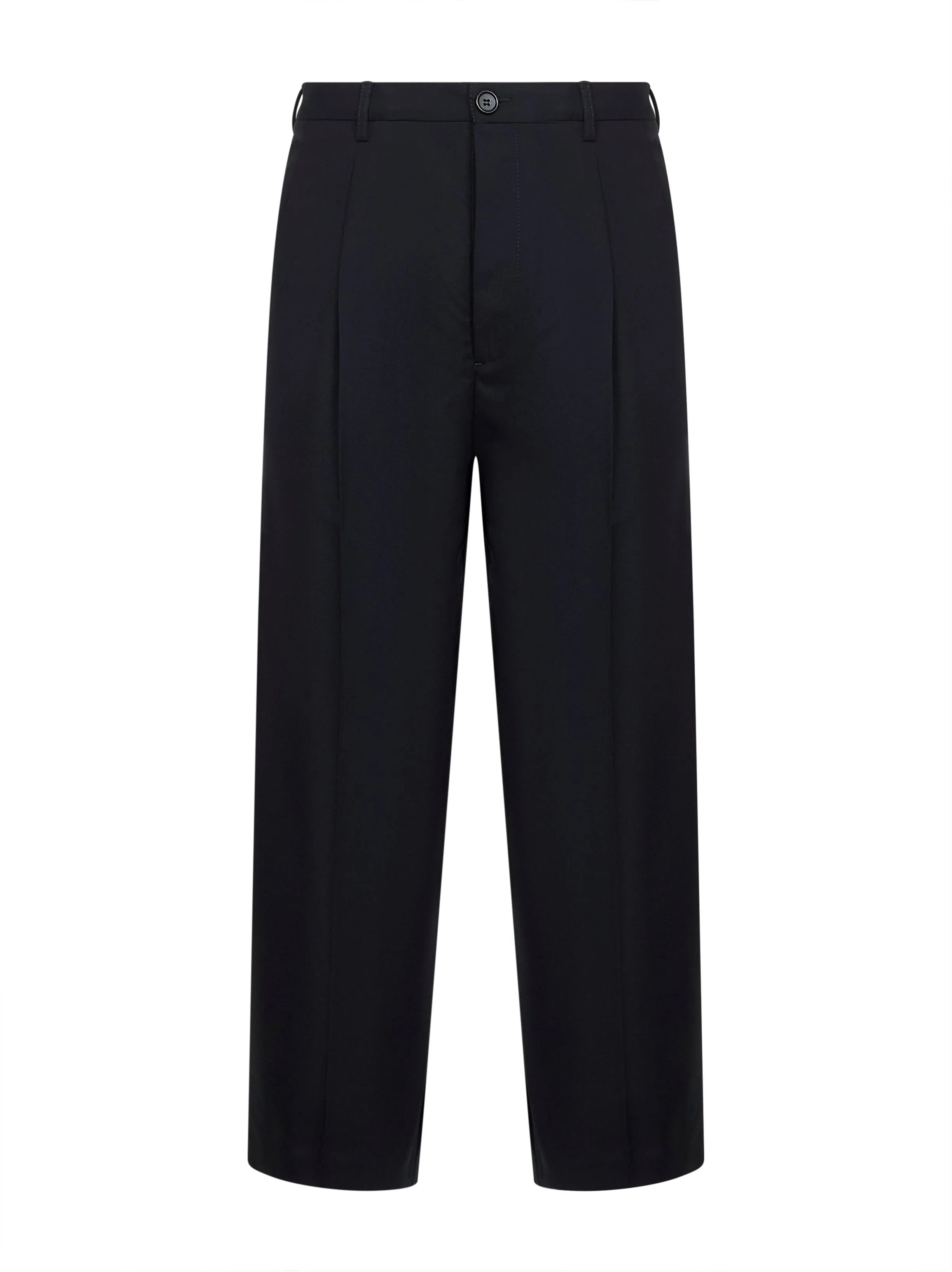 Blue Tropical Wool Classic Trousers sold by Lord & Taylor