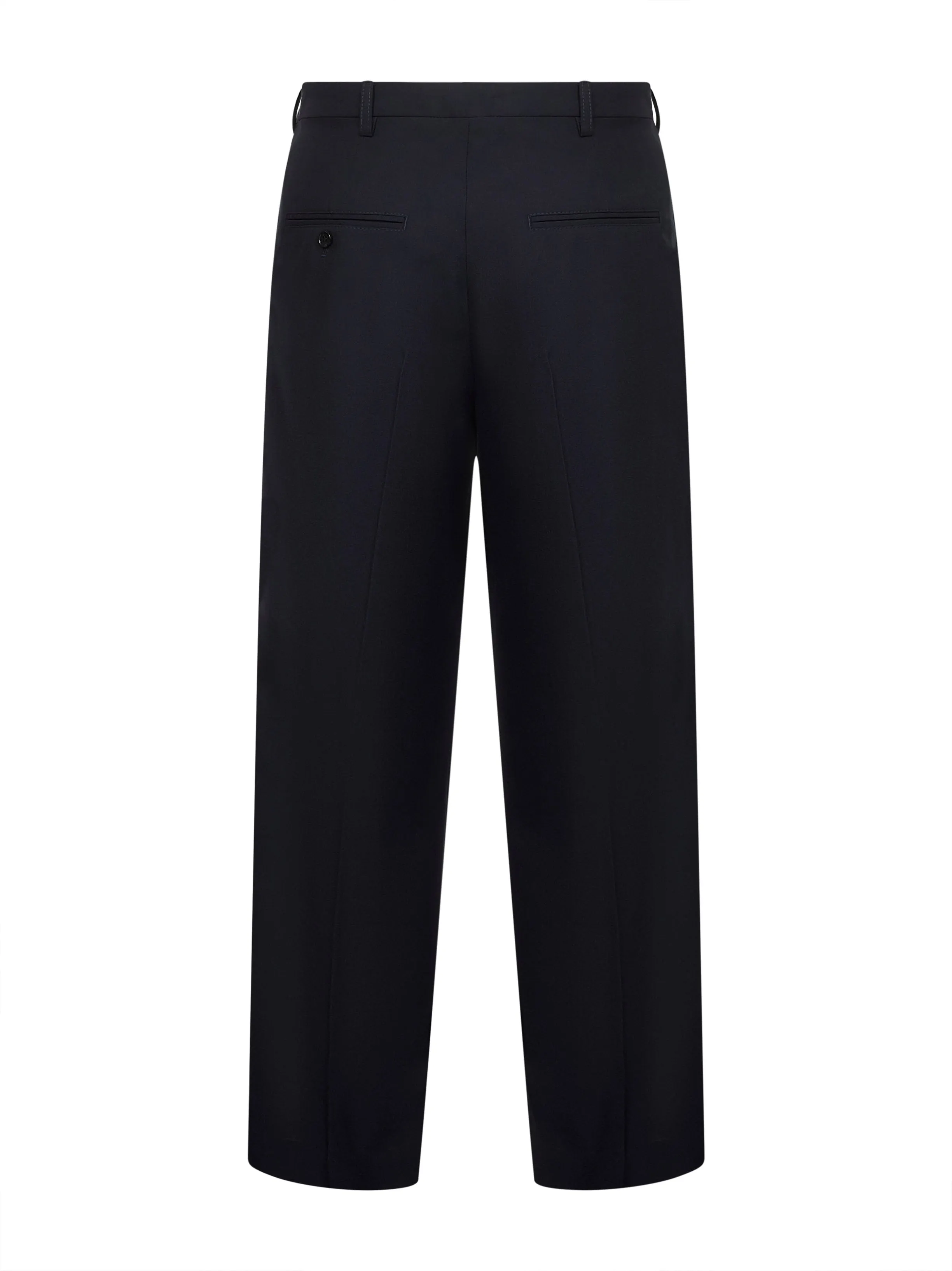 Blue Tropical Wool Classic Trousers sold by Lord & Taylor product image thumbnail 2