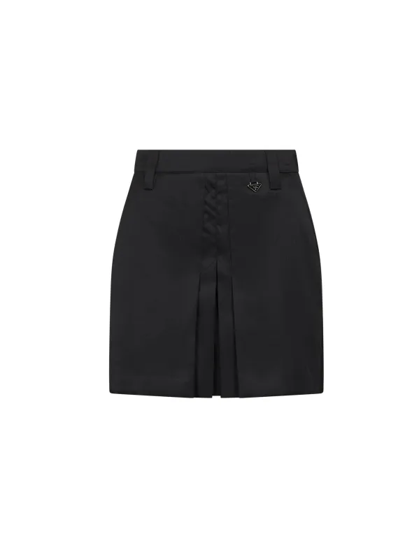 Prada Black Re-Nylon Mini Skirt sold by Lord & Taylor