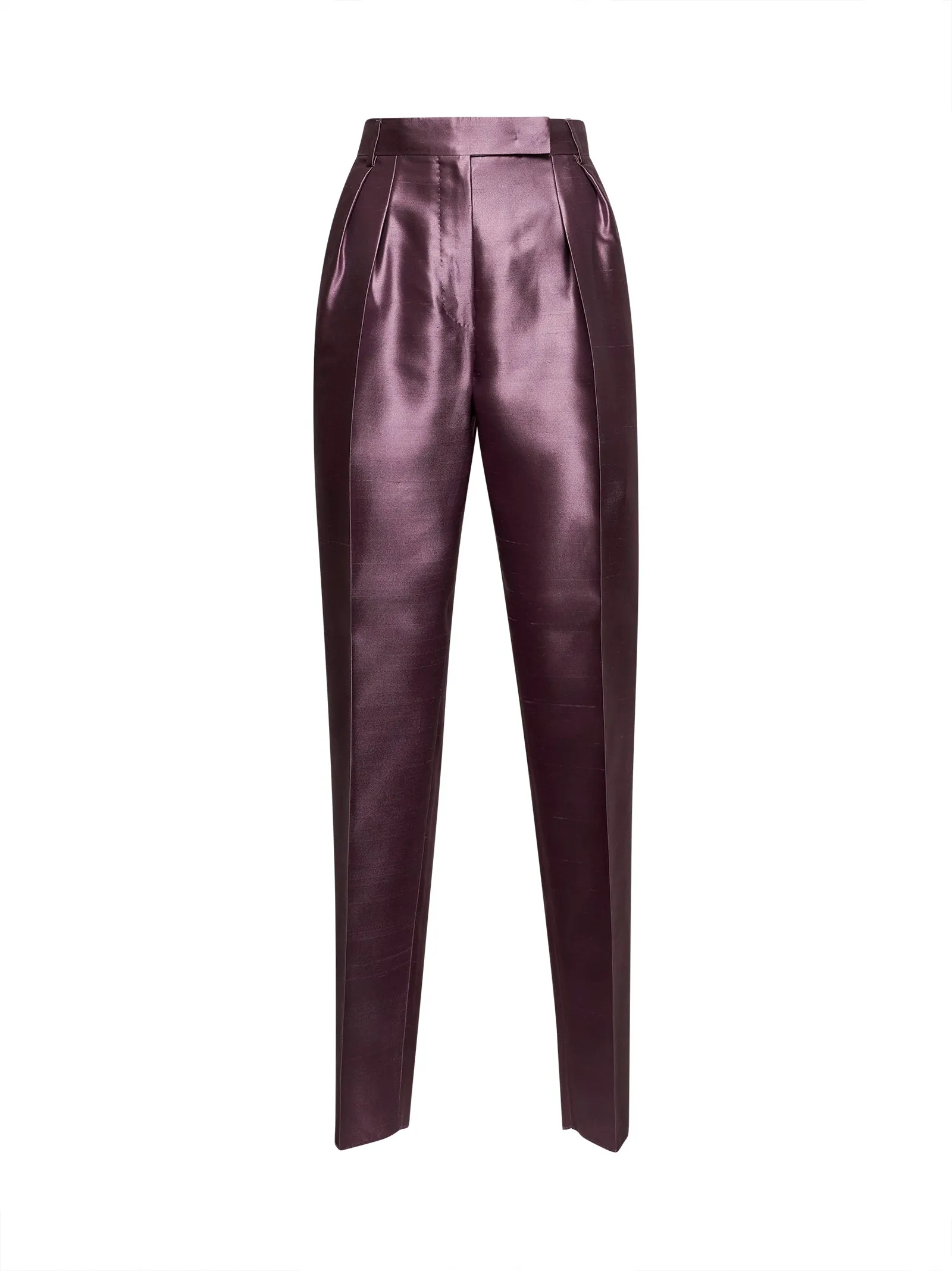 Mauve Mikado Adige Trousers sold by Lord & Taylor