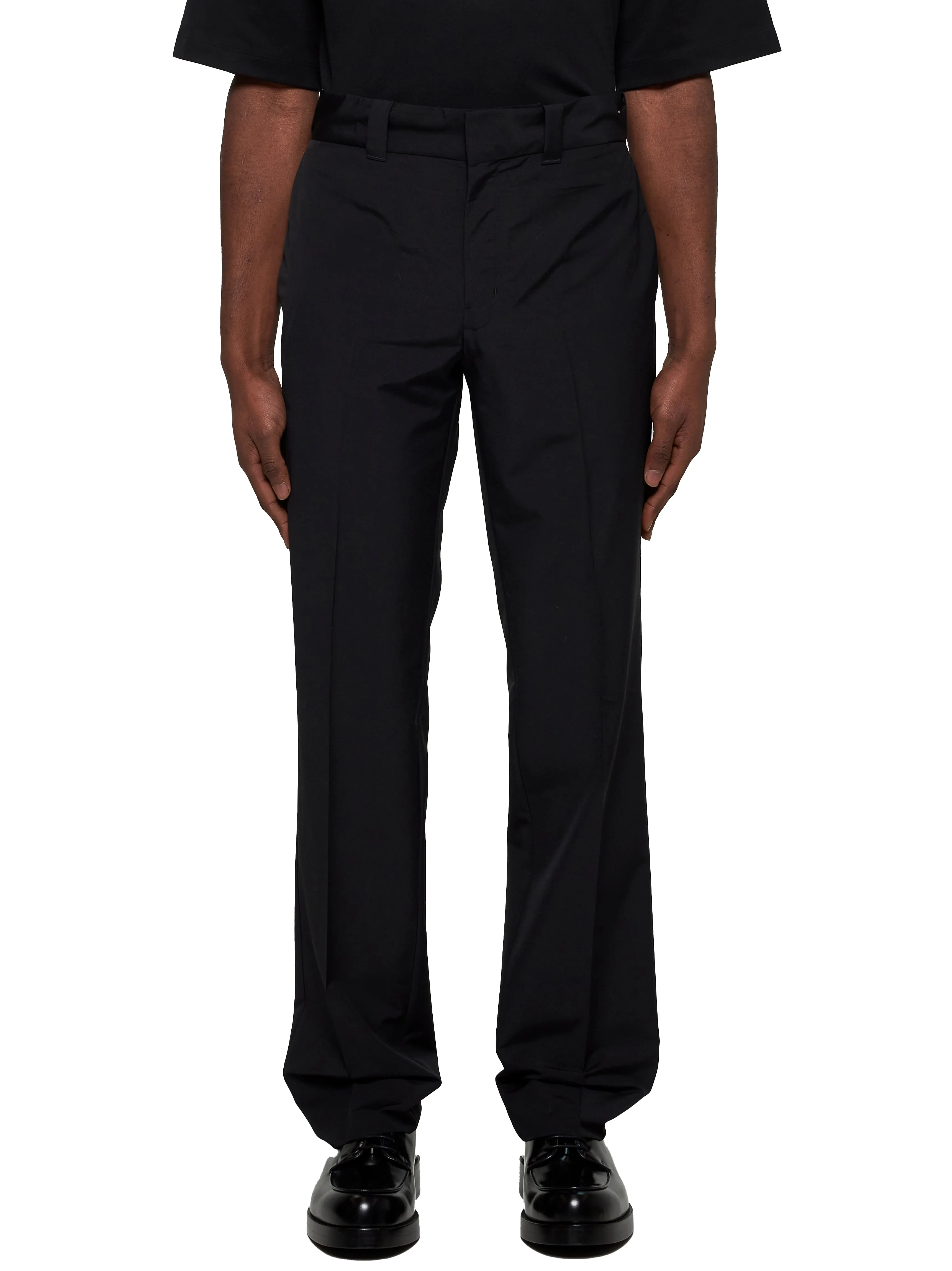 Black Wool Blend Tailored Trousers sold by Lord & Taylor product image thumbnail 2