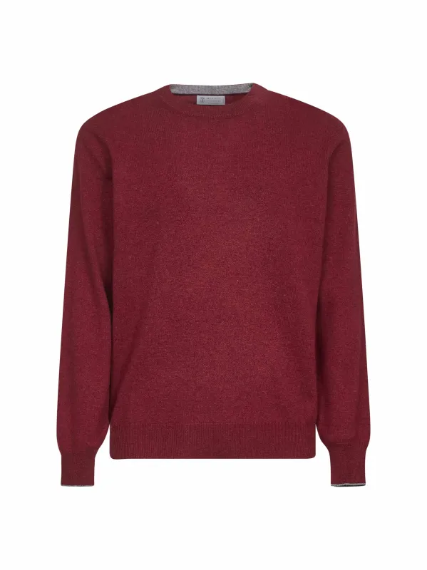 Red Cashmere Crewneck Sweater sold by Lord & Taylor